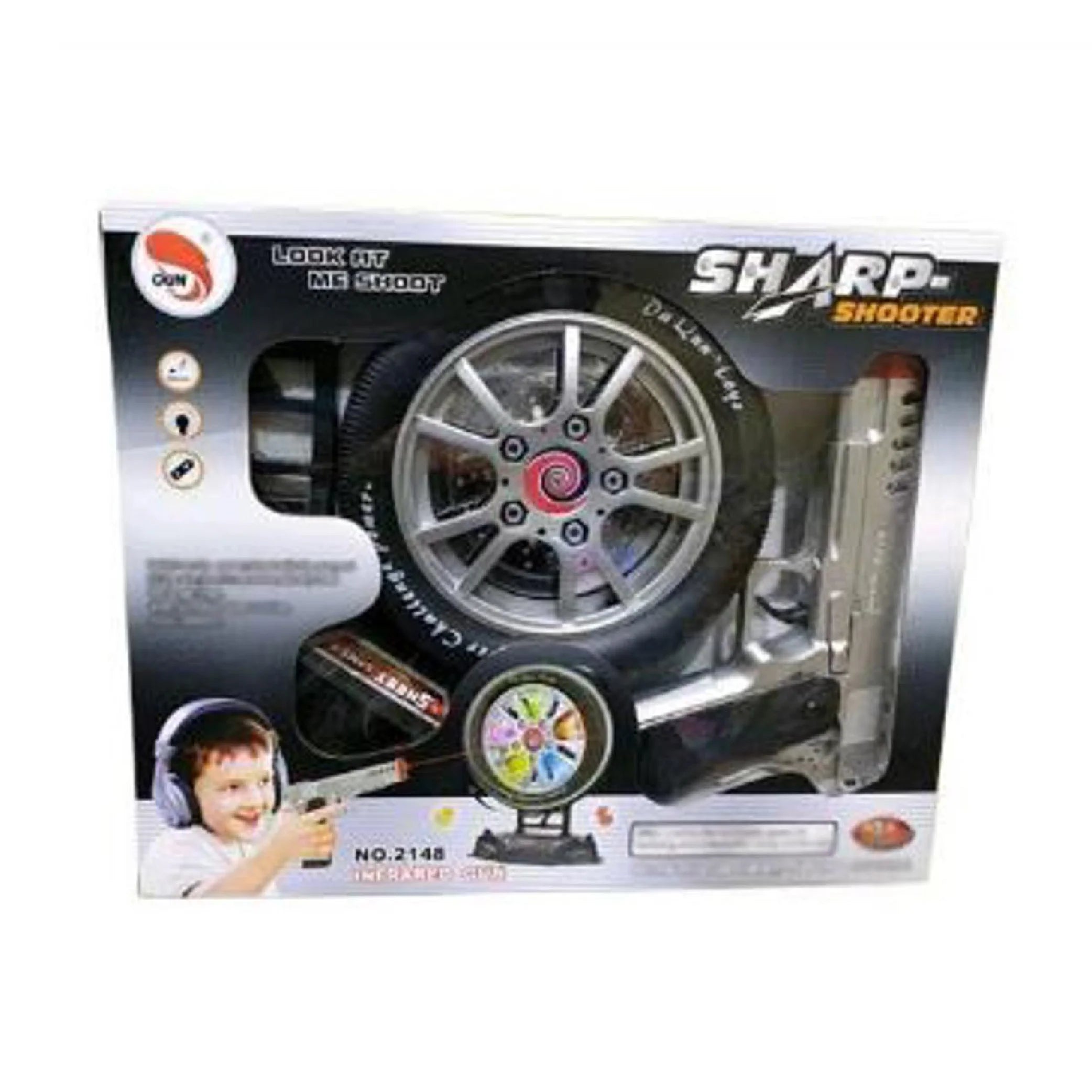 Plastic Sharp Laser Shooter Toy for Kids