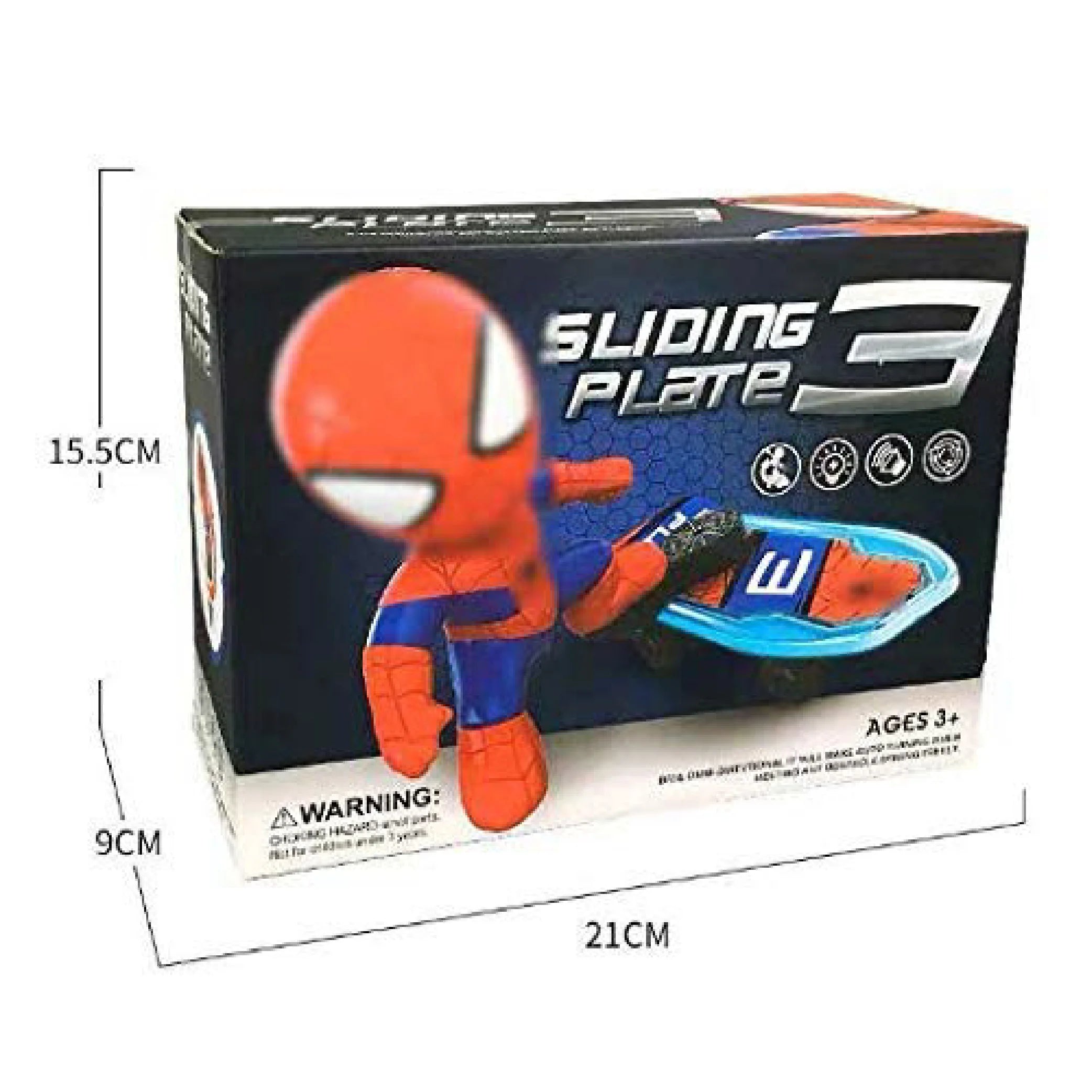 Spider-Man Sliding Plate 3 Scooter – Superhero Stunt Toy for Kids!