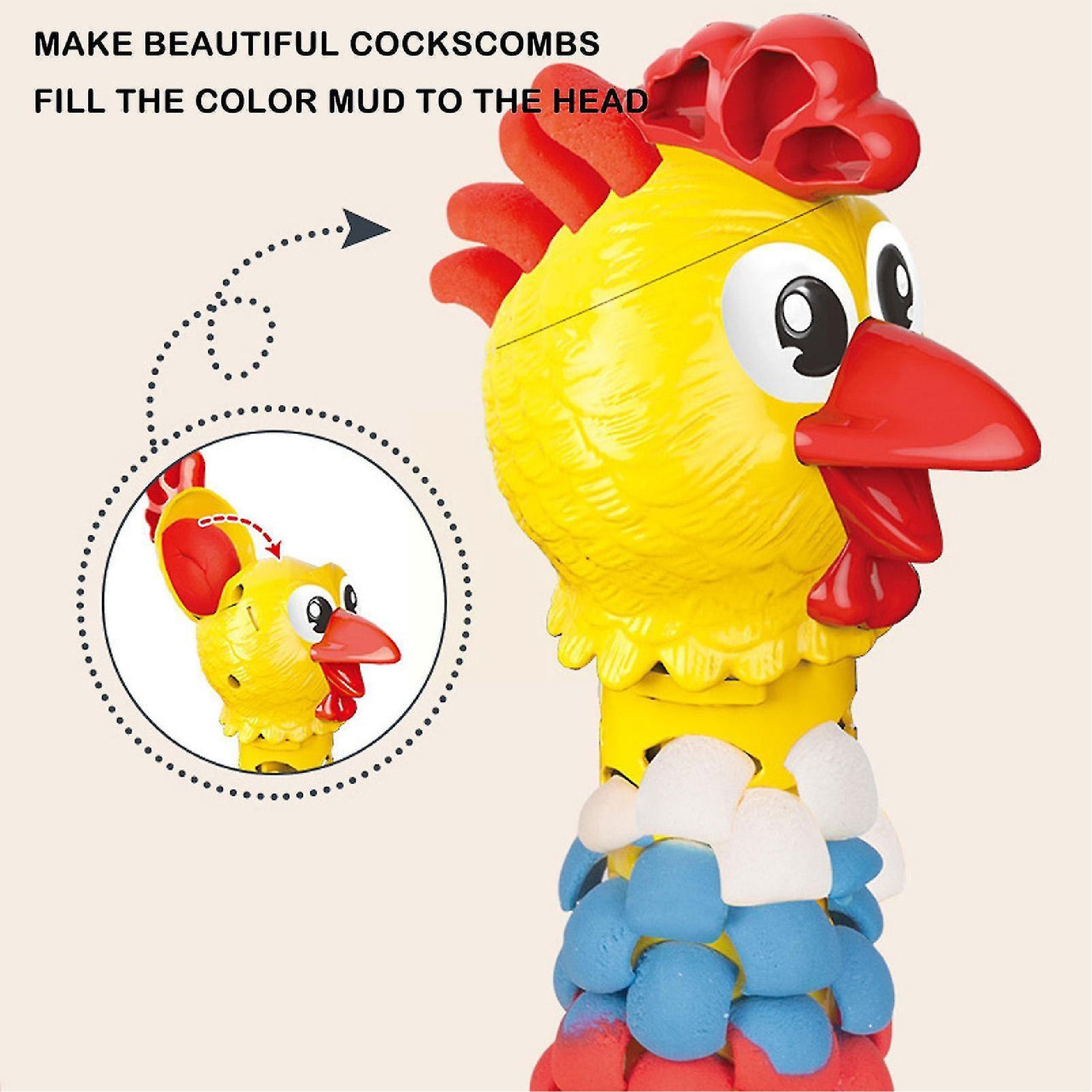 Play Dough Chicken Feathering Kit for Kids