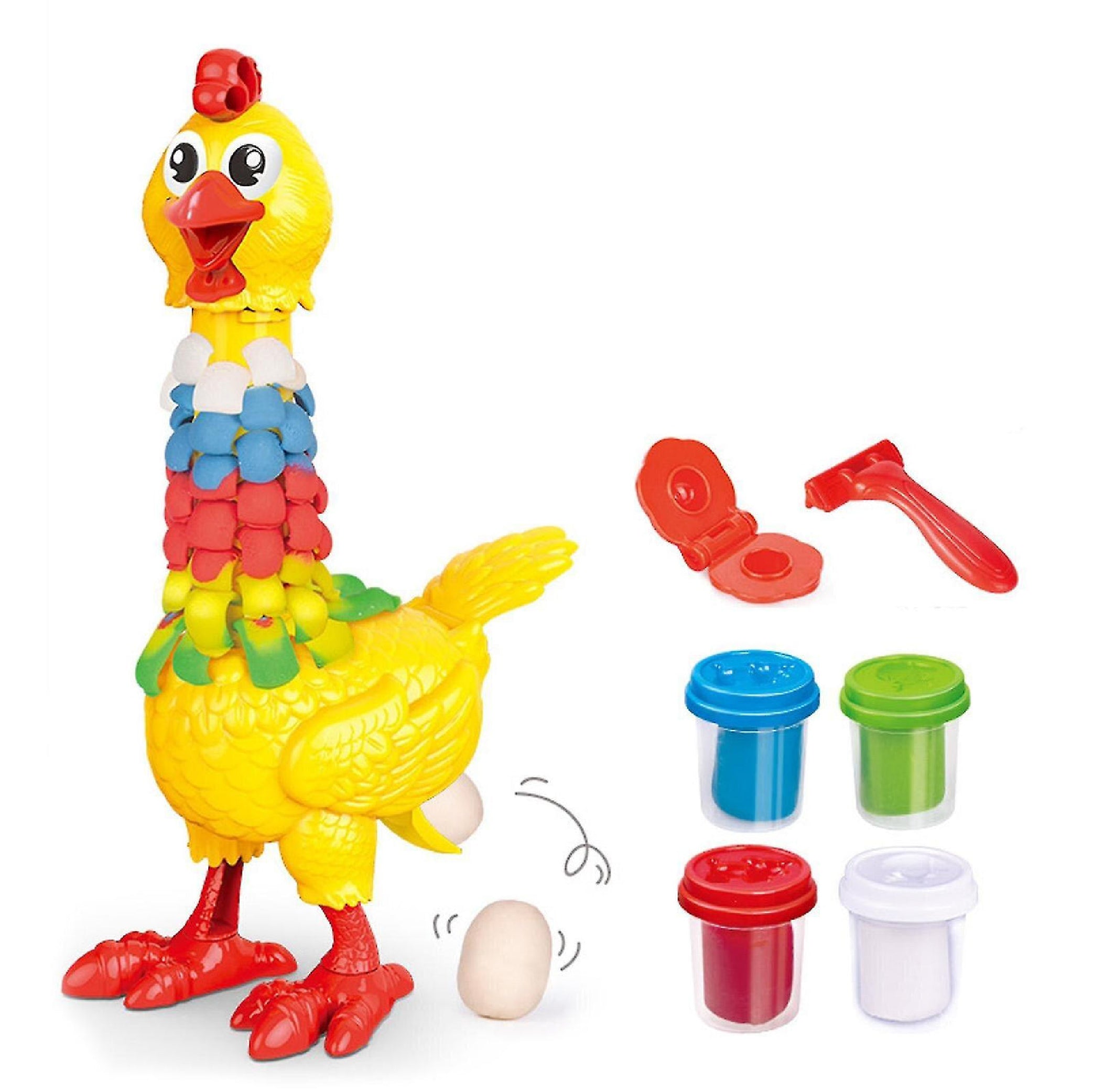 Play Dough Chicken Feathering Kit for Kids