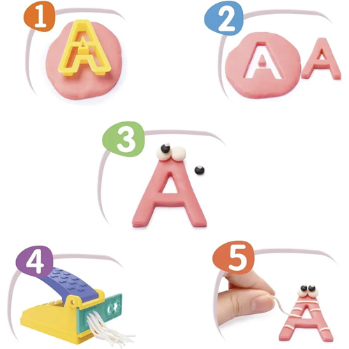 Playdough Letter Learning Tools - Fun & Educational