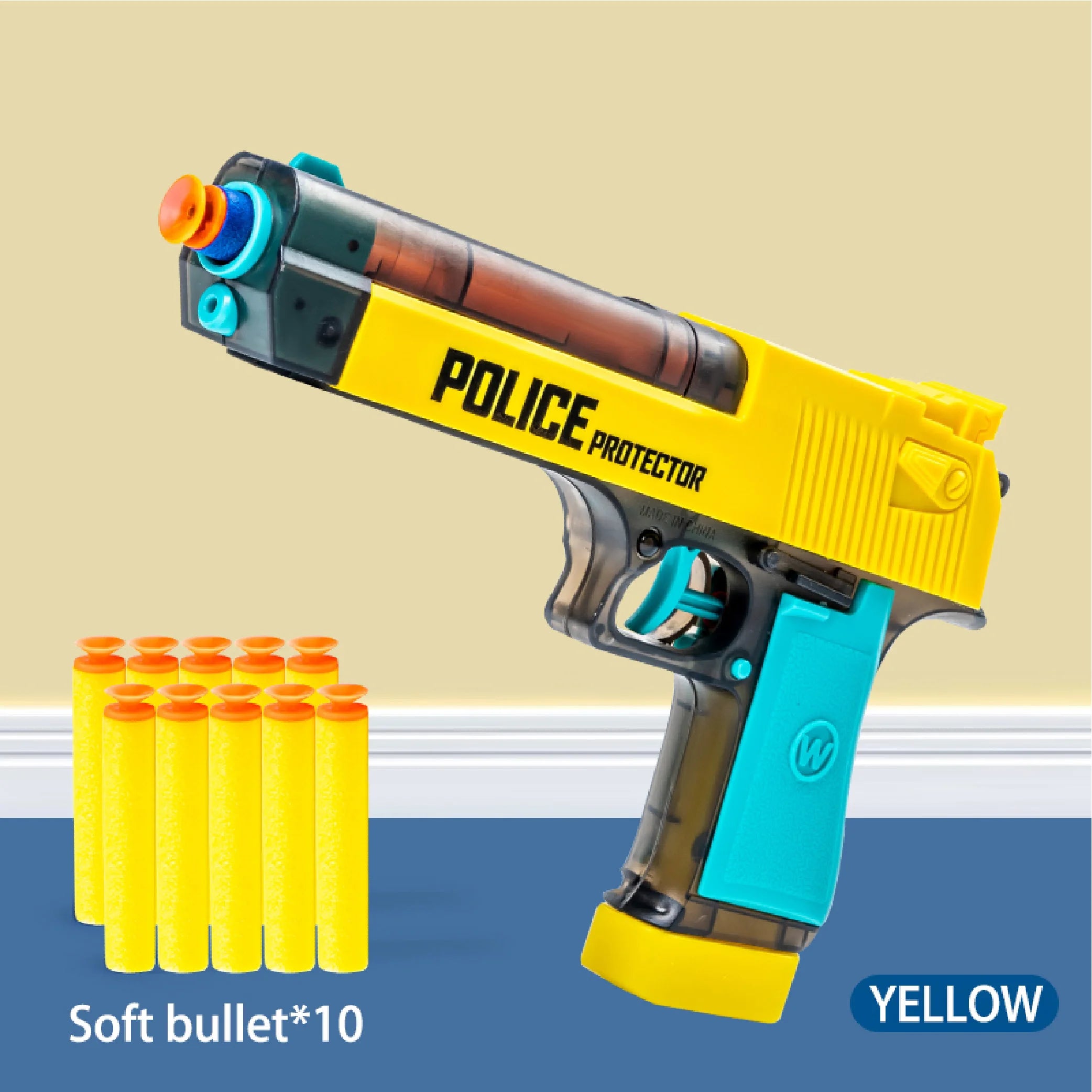 Cutie Soldier Police Blaster Toy – Dual Function Soft Shooting Fun!