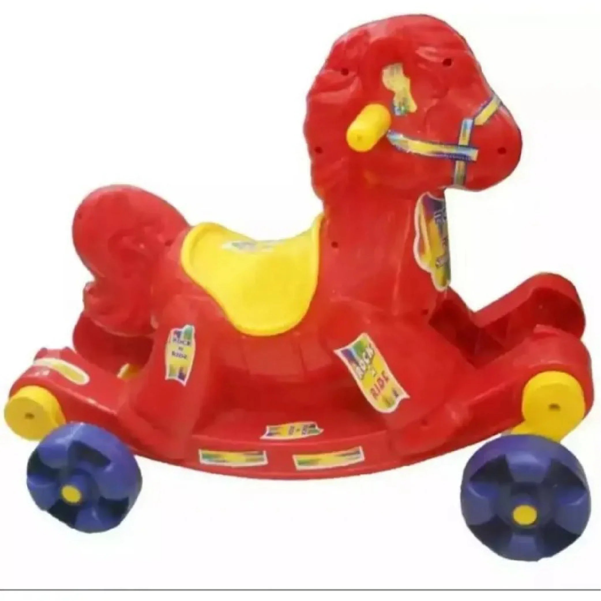 Premium Quality 2-in-1 Horse Ride - Ride-On Toy & Rocking Horse!
