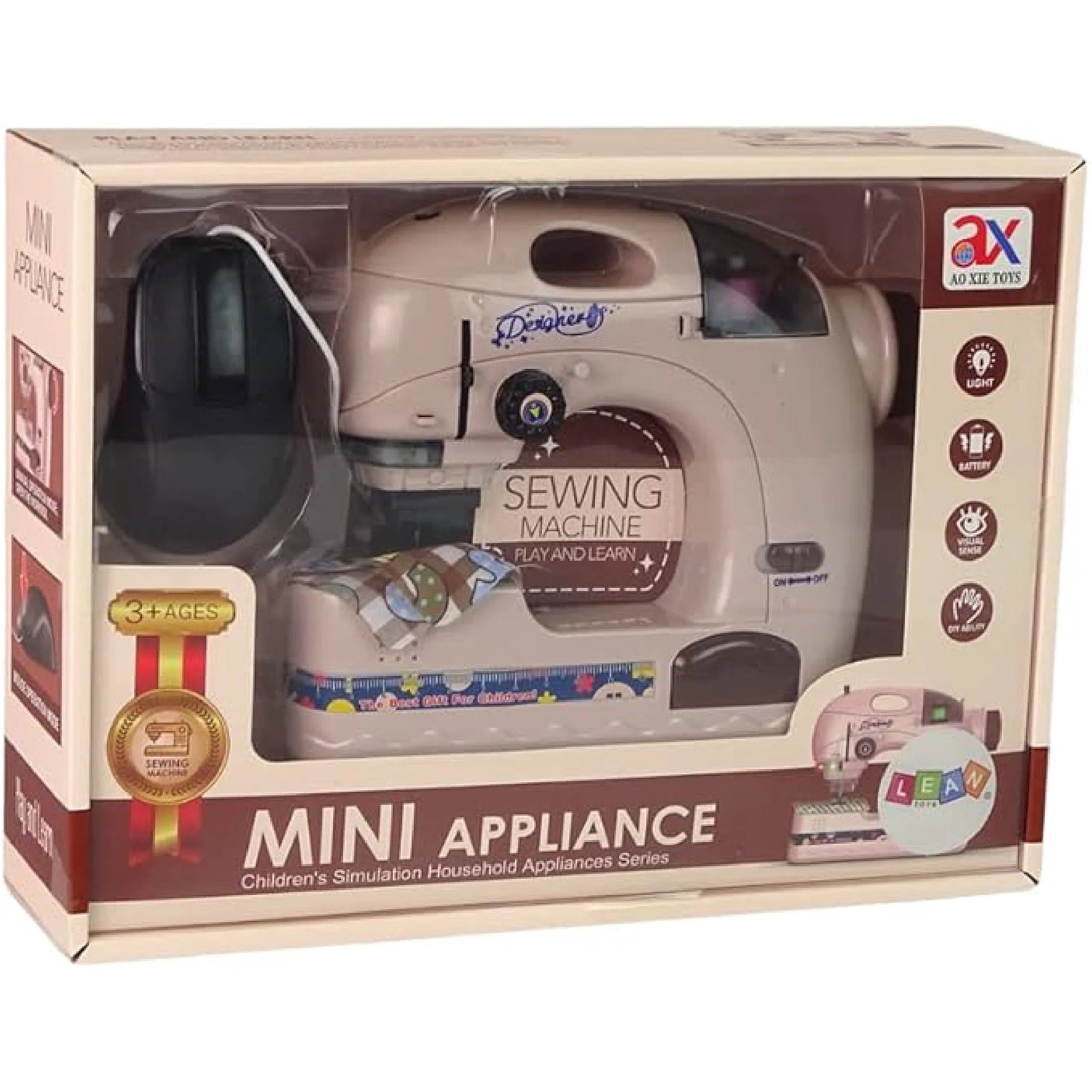 Premium Realistic Mini Sewing Machine for Kids – Perfect for Creative Play!