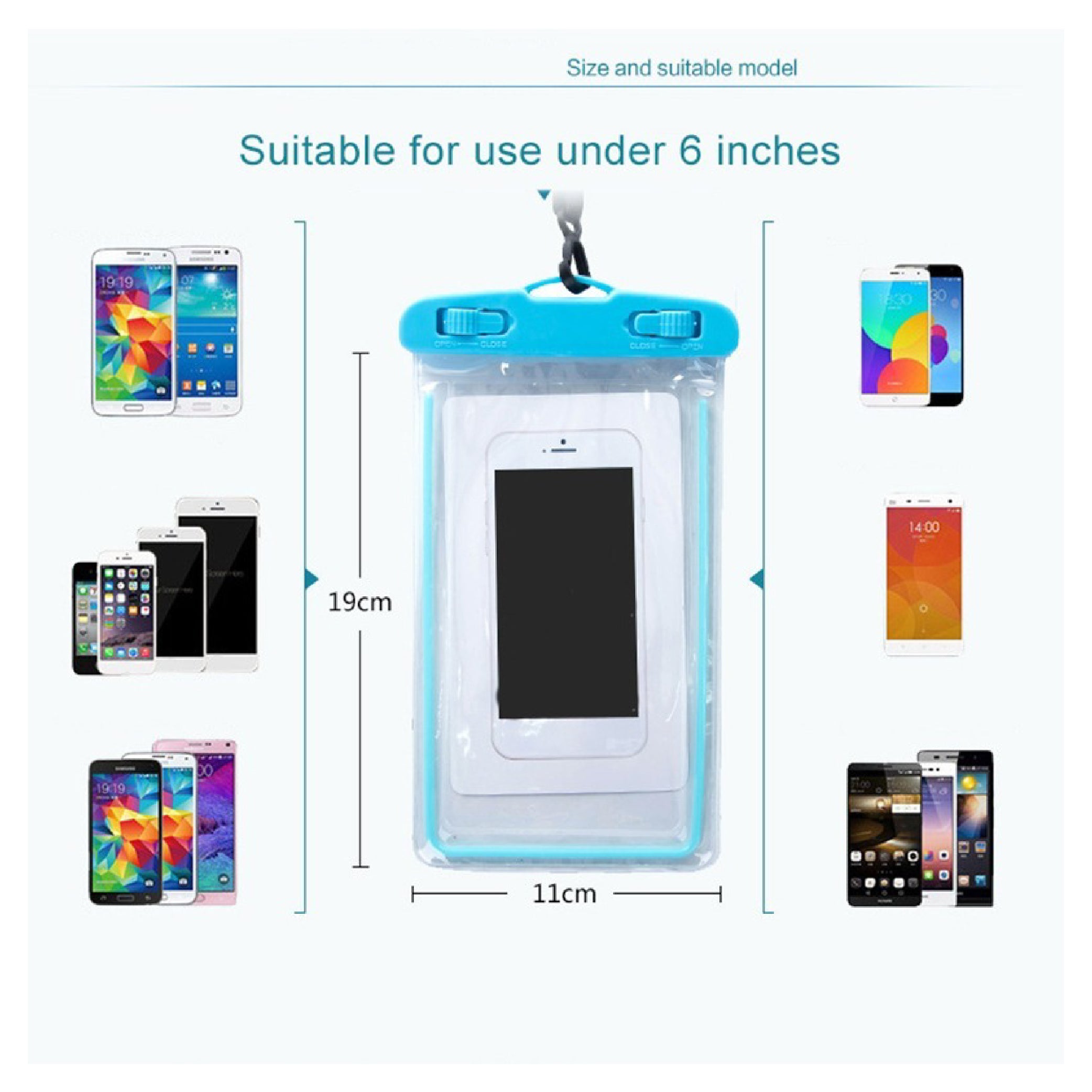 Premium Waterproof PVC Phone Pouch