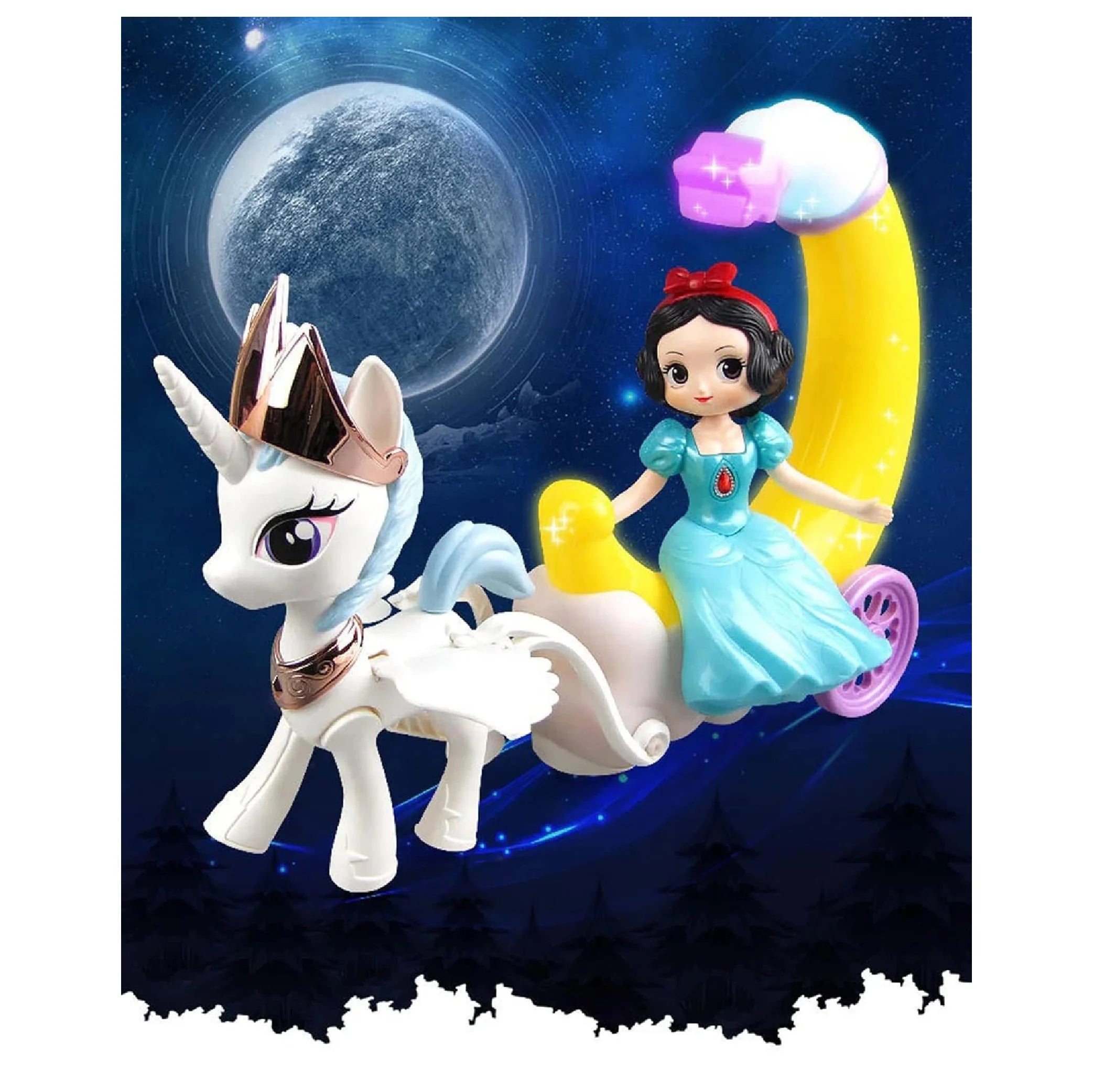 Princess Royal Moon Carriage Toy – Magical Playset for Toddlers!