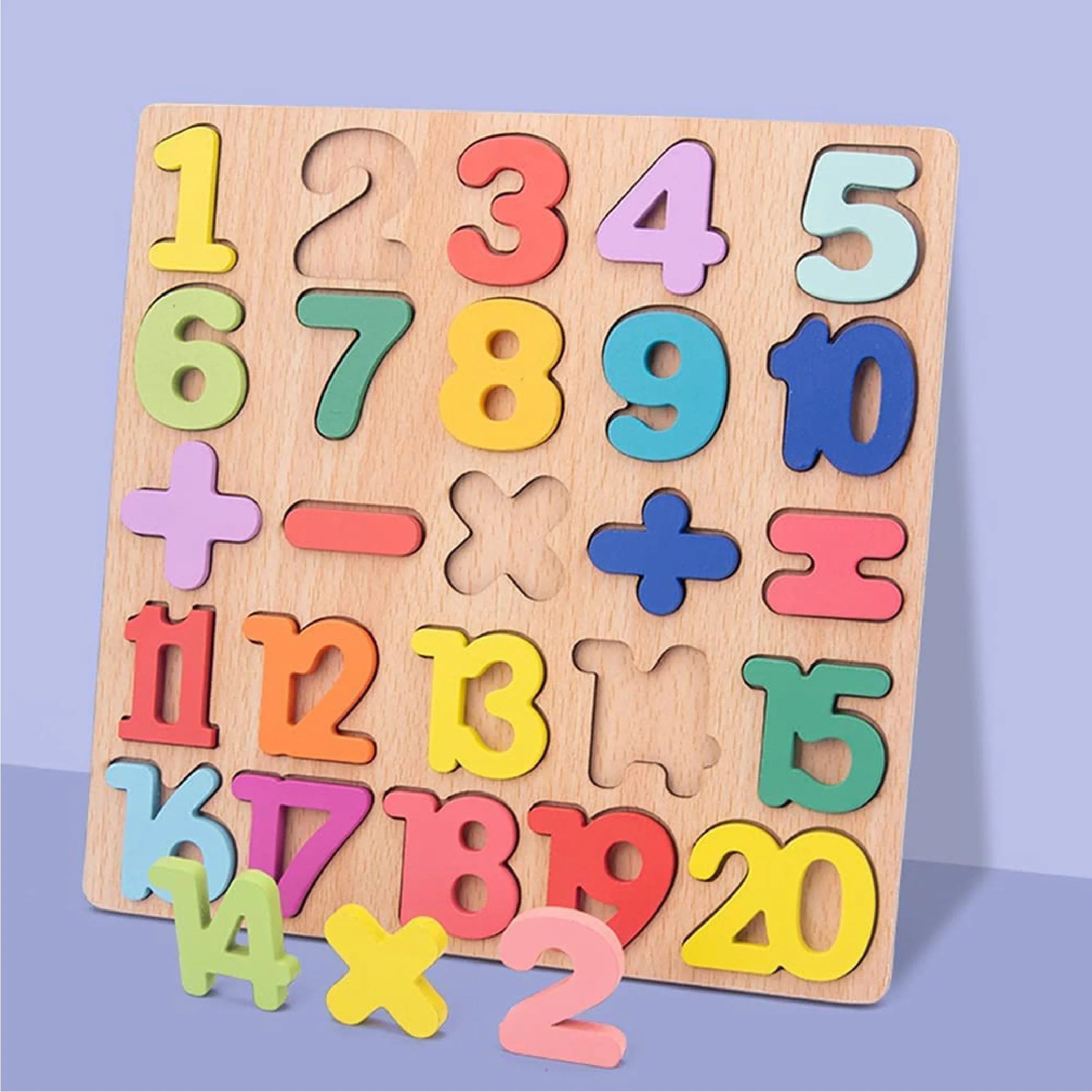 Wooden Alphabet Puzzle Board - Fun Educational Toy