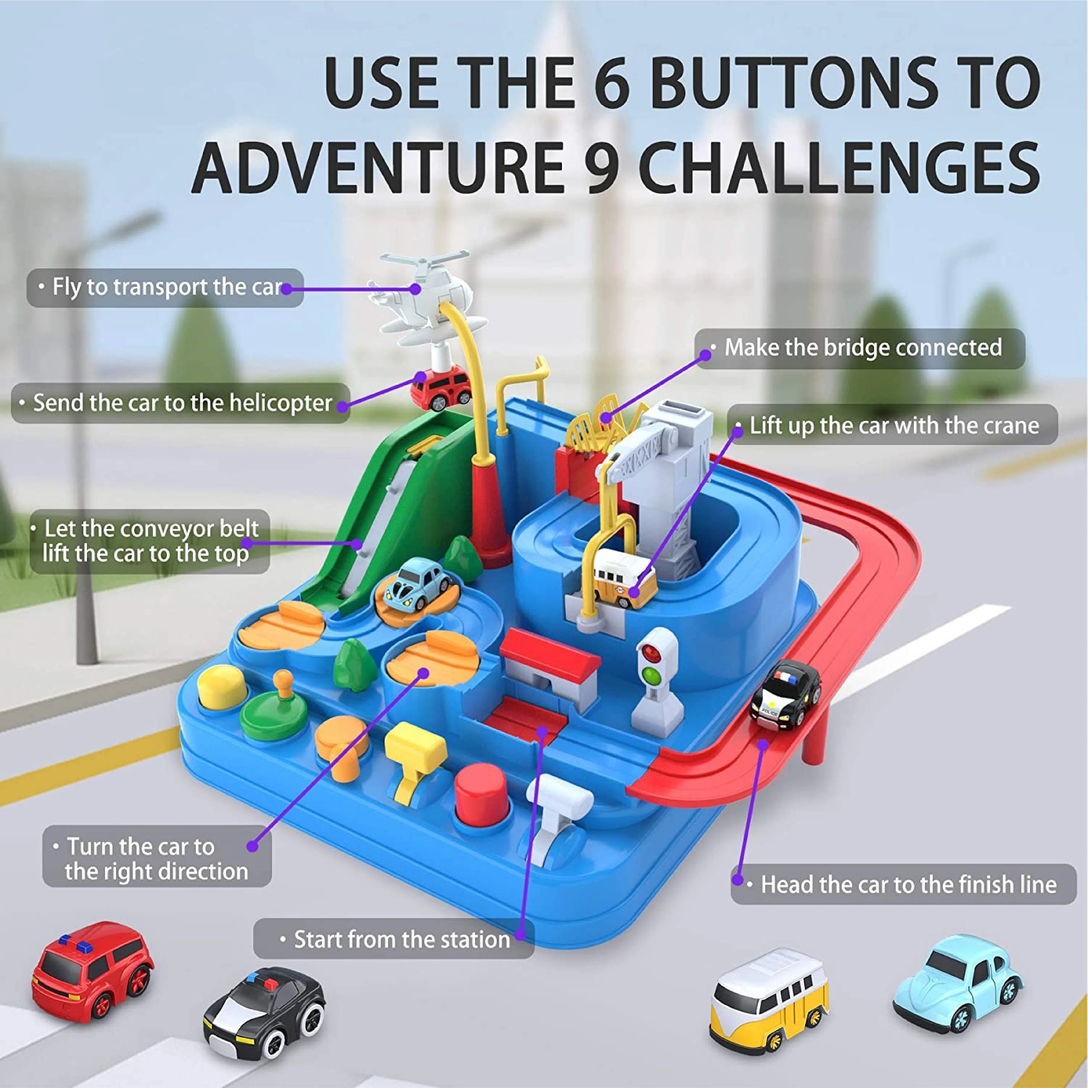 Race Car Adventure Toys for Kids