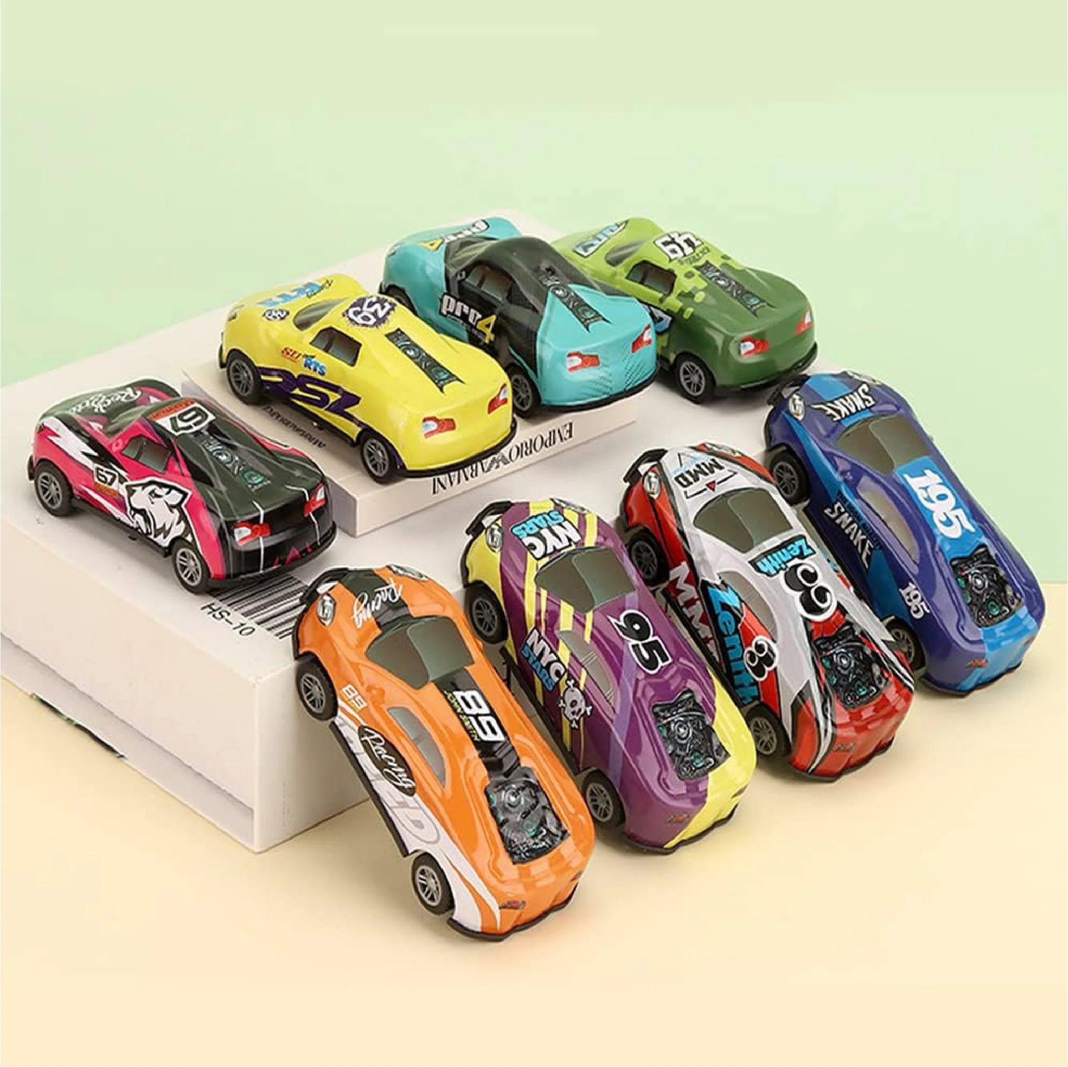 360-Degree Rotation Racing Car Model Toy – Pull Back Fun for Kids!