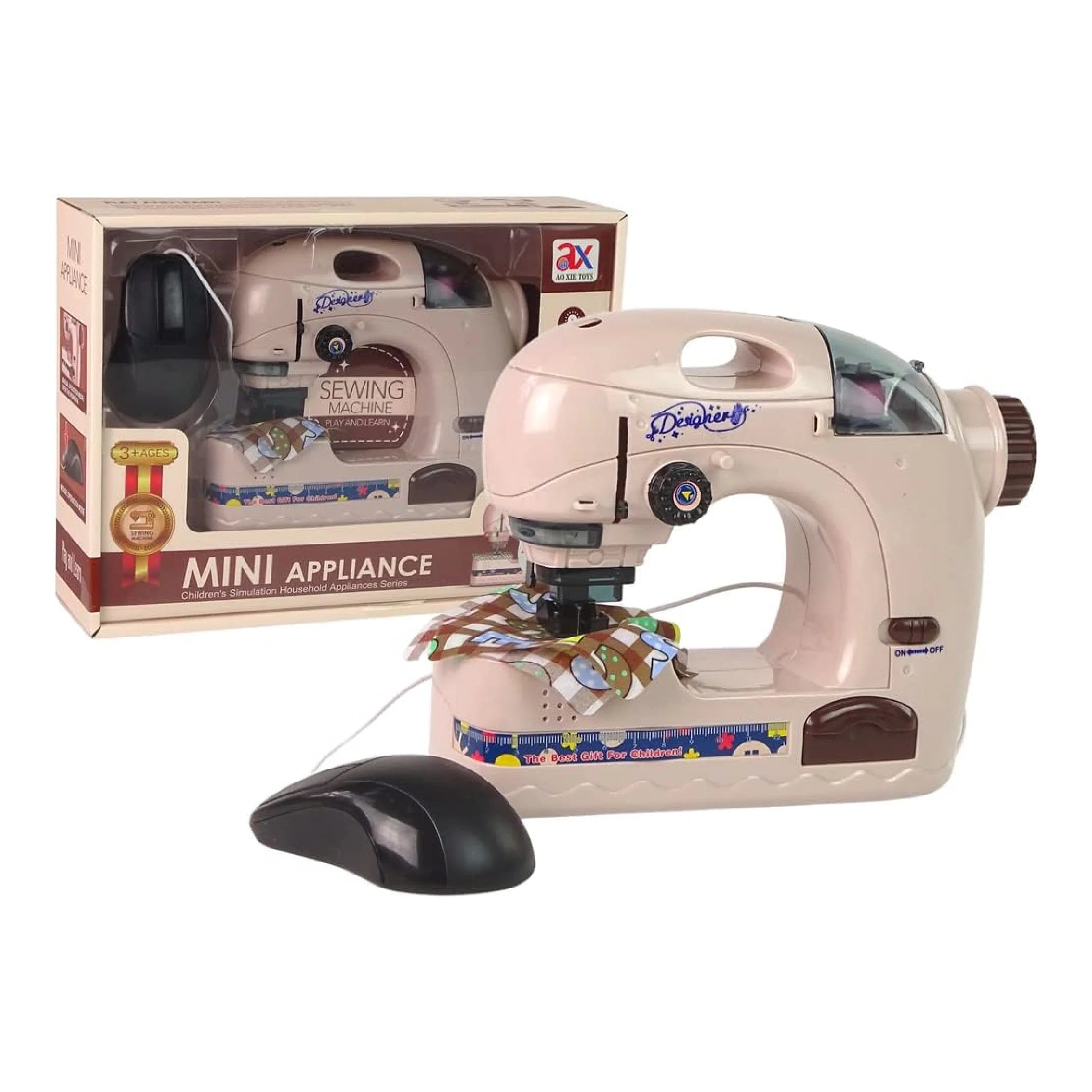 Premium Realistic Mini Sewing Machine for Kids – Perfect for Creative Play!