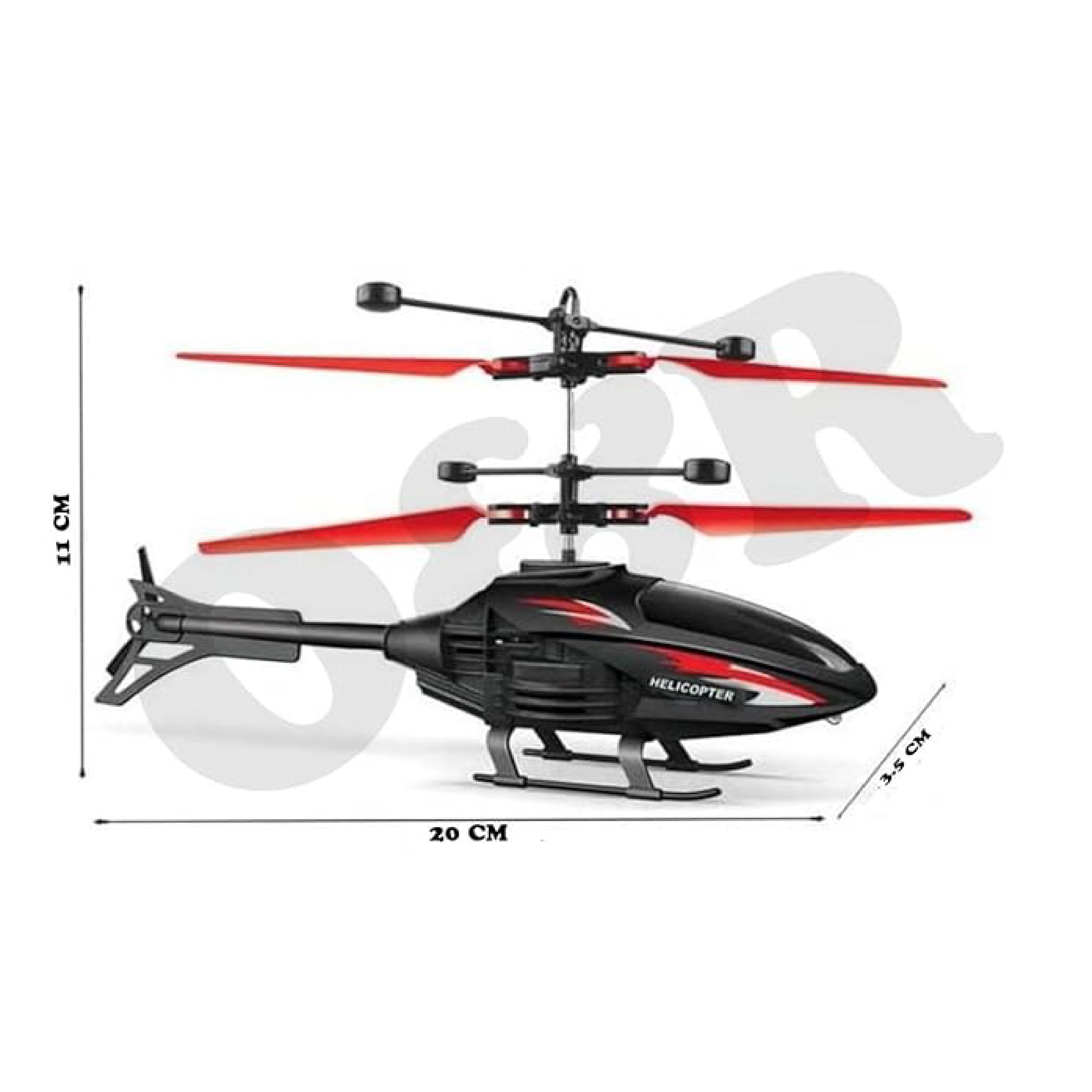 Helicopter Sensor + Remote Control – Intelligent Hand Induction Flying Toy with LED Lights