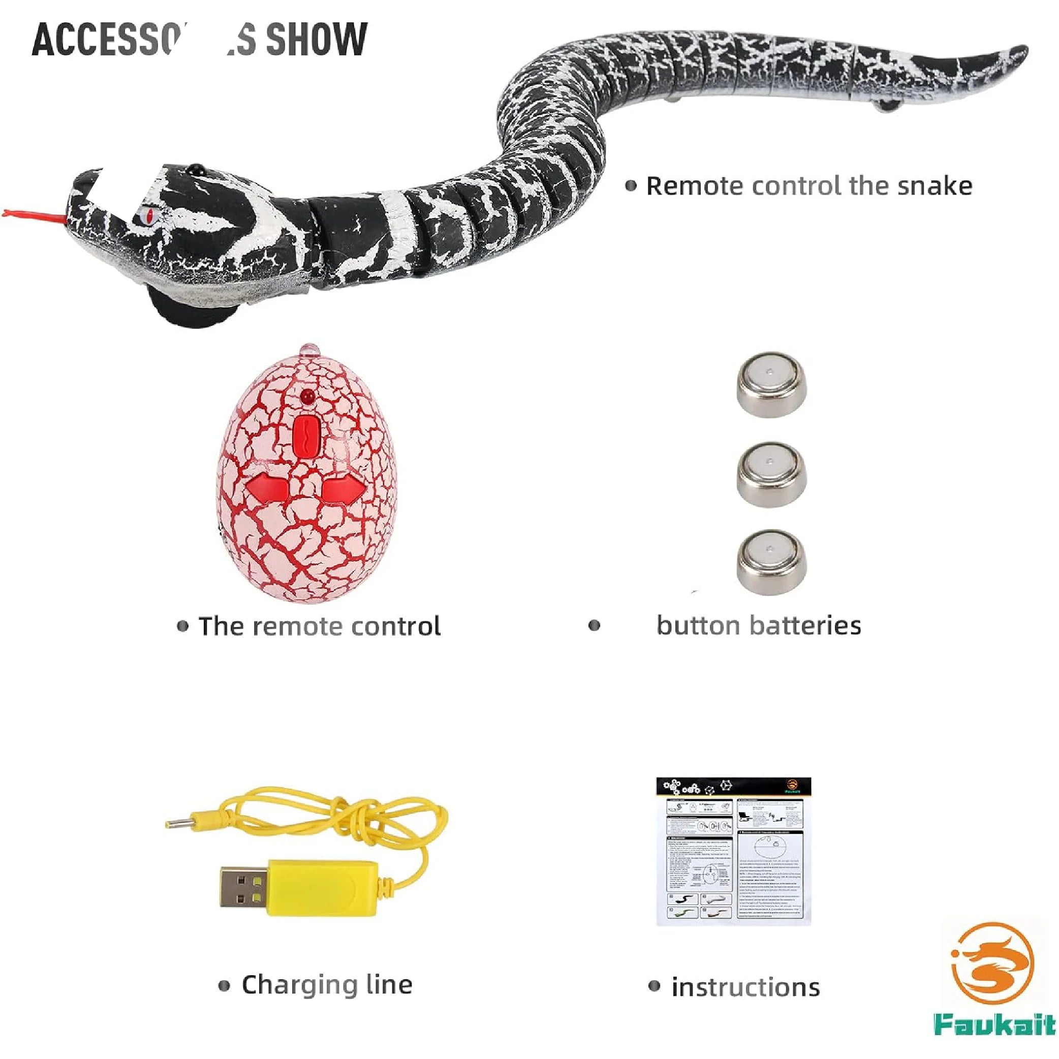 Remote Control Snake Rattlesnake Toy – Fun & Spooky!