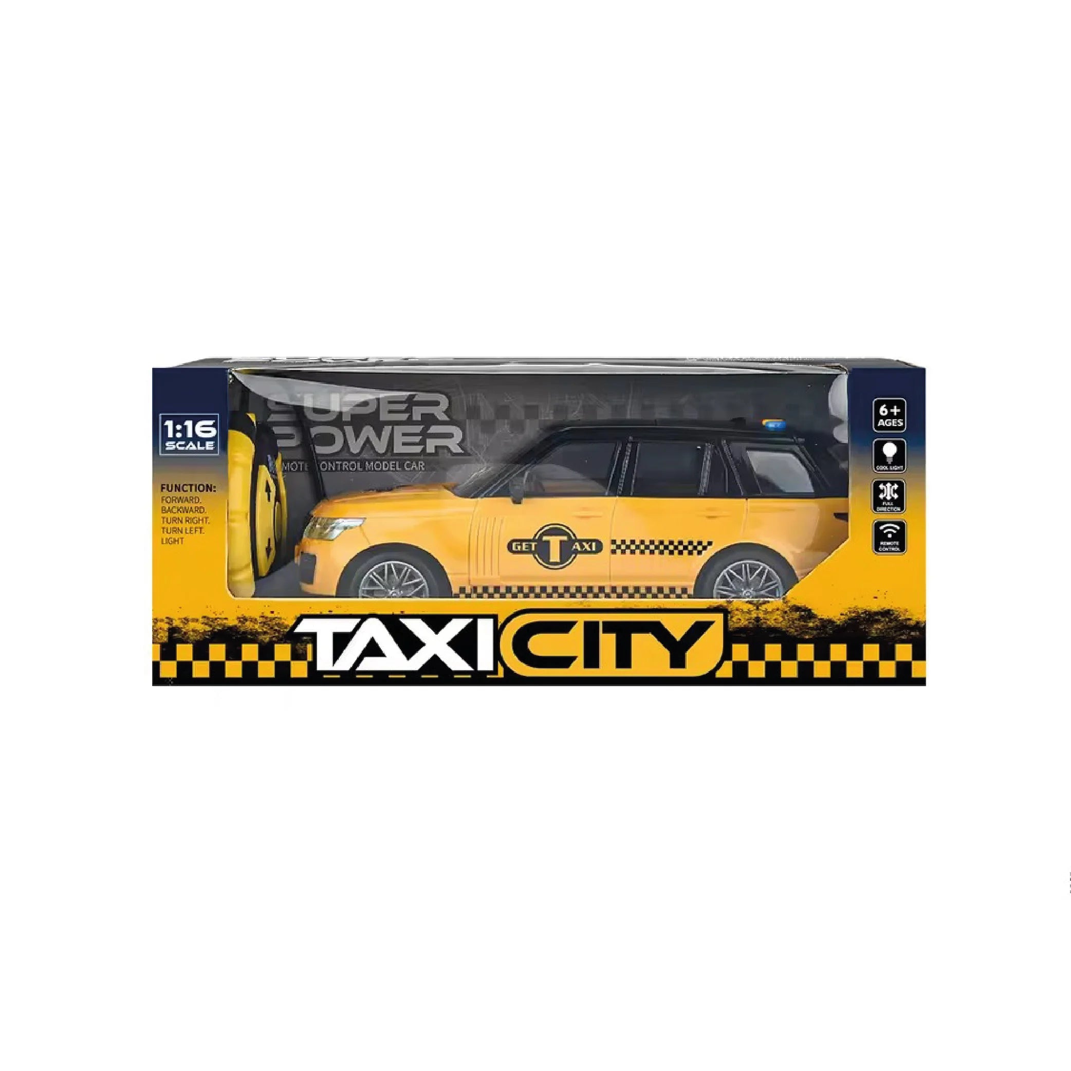 Remote Control Taxi Car Toy for Kids