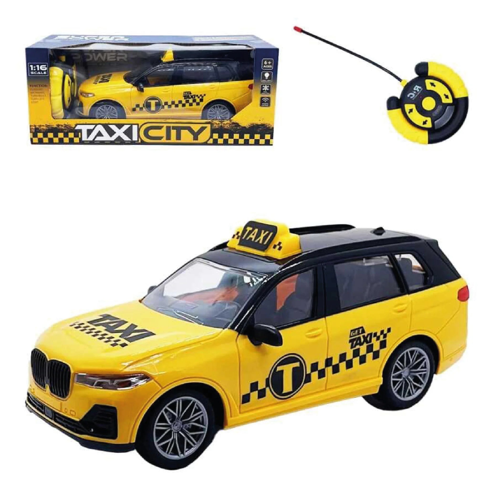 Remote Control Taxi Car Toy for Kids