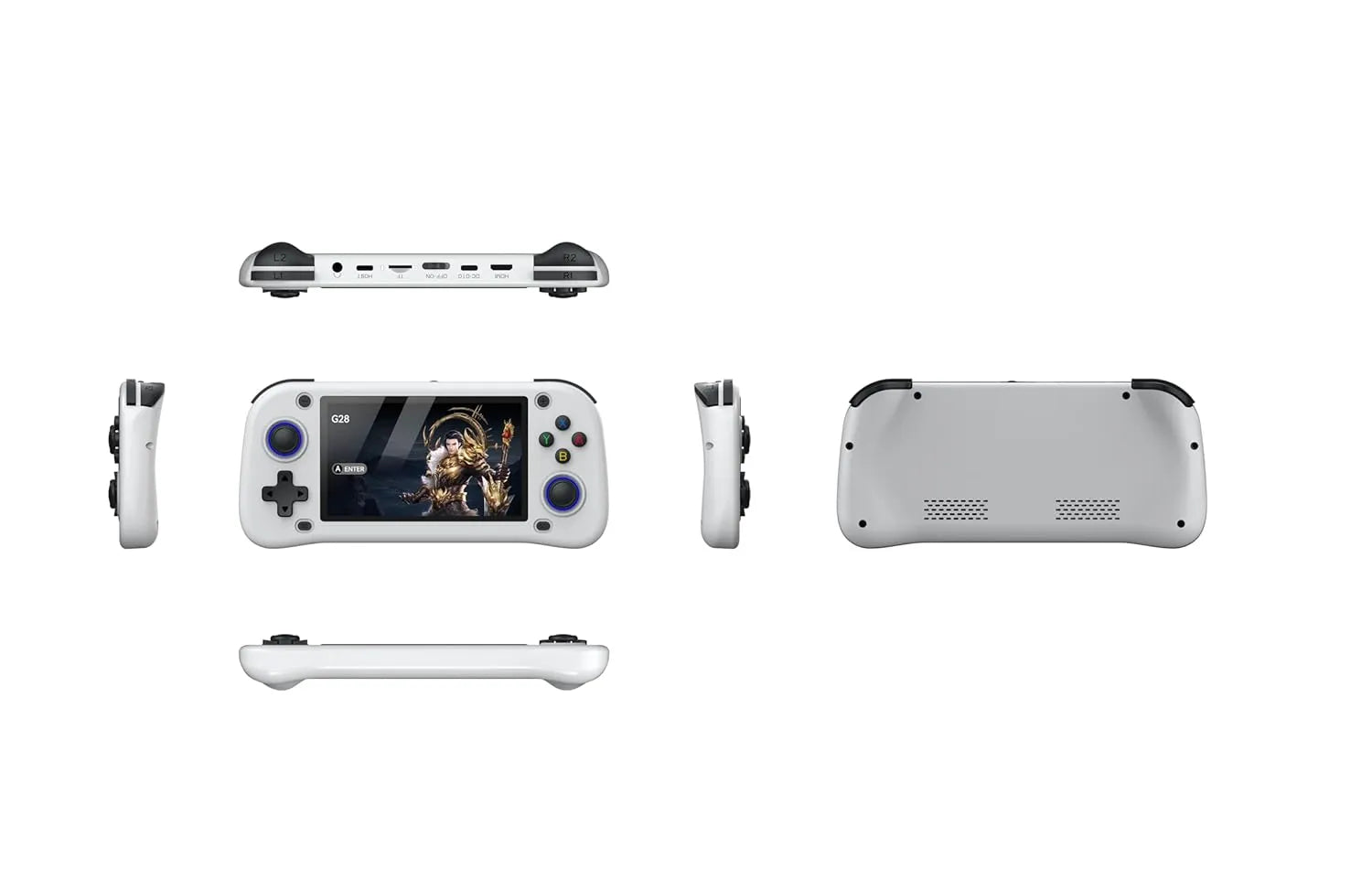 Gaming console with controller G28 Handheld Console PSP Style with Built-in Games