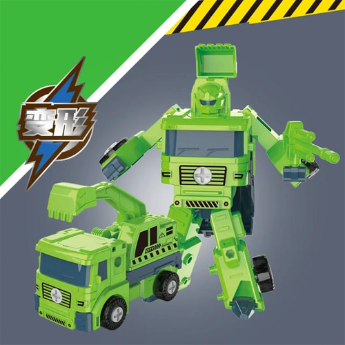 3-in-1 Transforming Construction Robot Toy for Kids