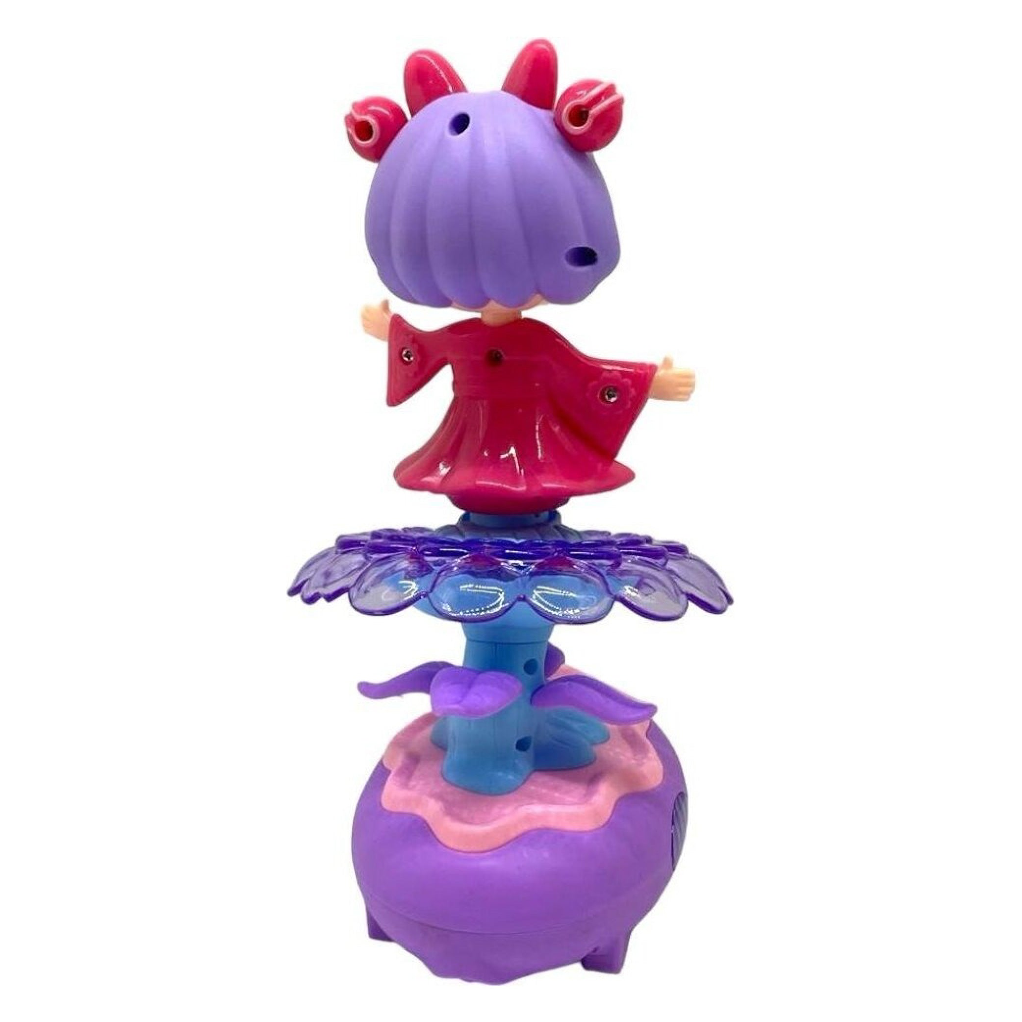 Rotate Petal Girl - Spinning Flower Fairy Toy with Lights and Music