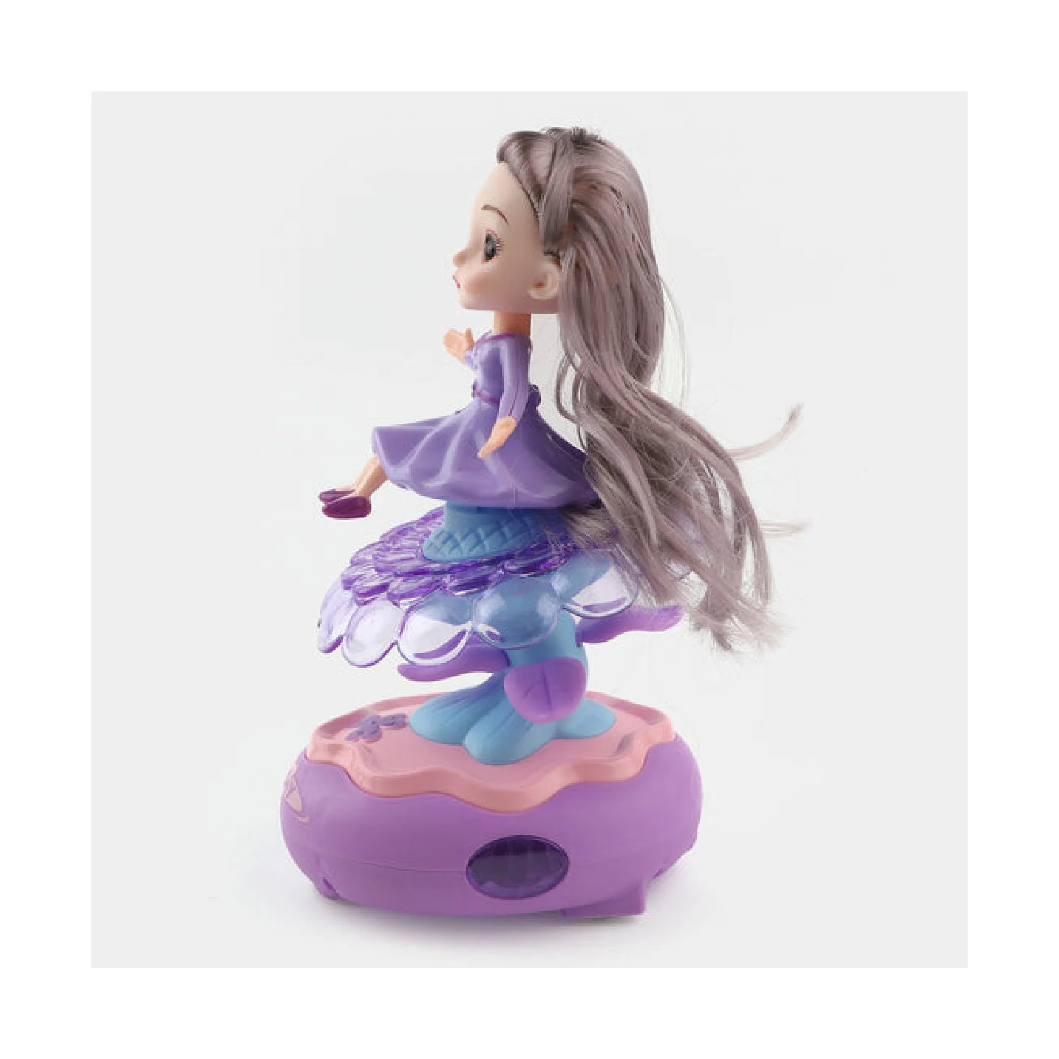 Rotating Petal Princess Doll with Music and Lights