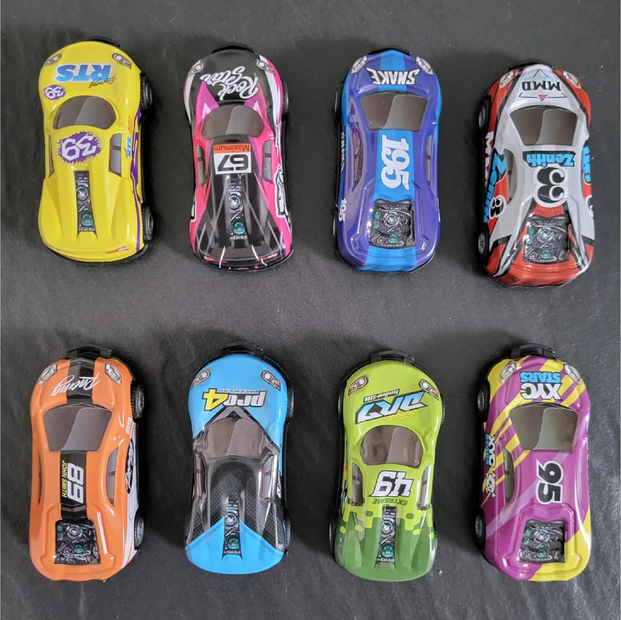 360-Degree Rotation Racing Car Model Toy – Pull Back Fun for Kids!