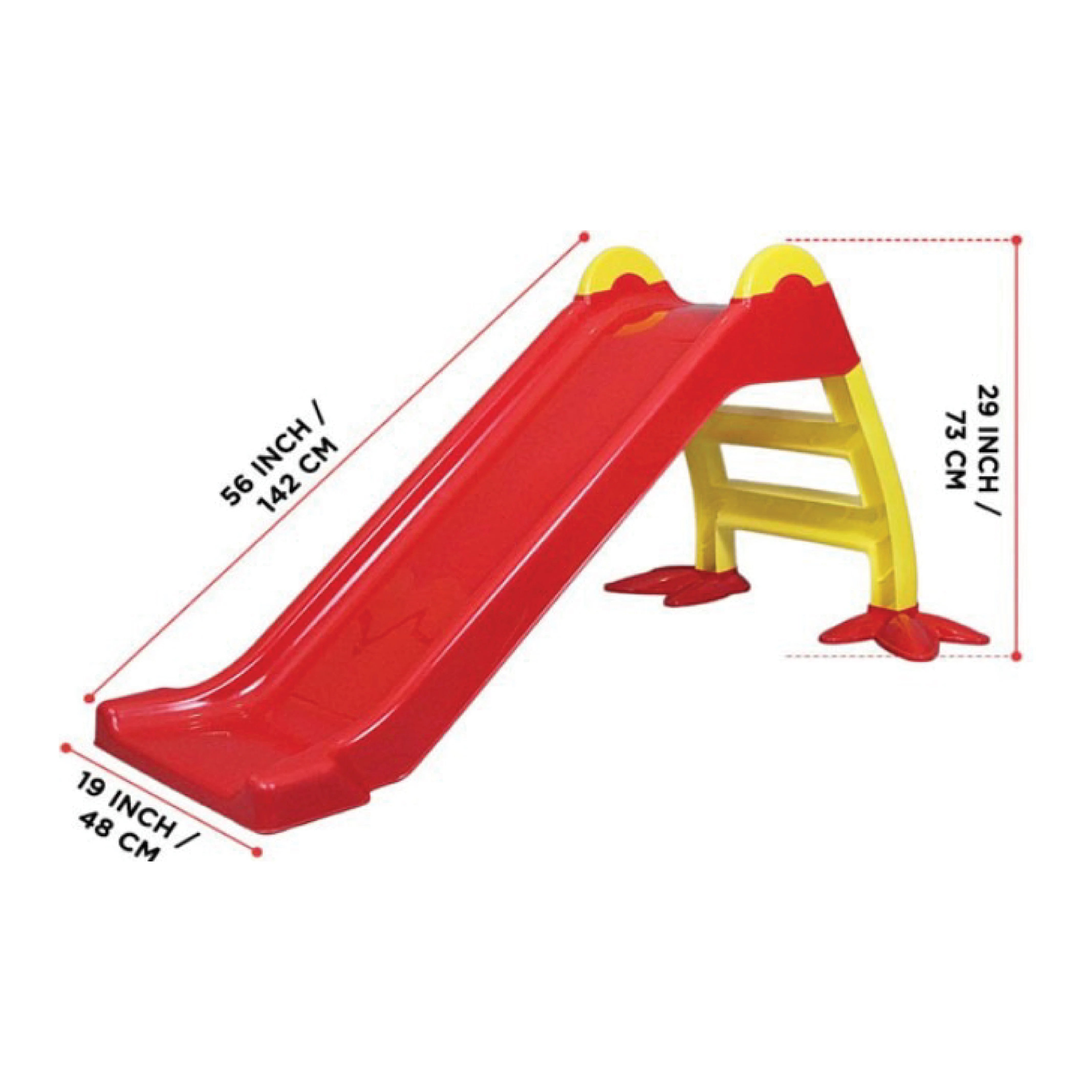 Kids Indoor Slide with 3-Step Ladder - Safe, High-Quality Fun