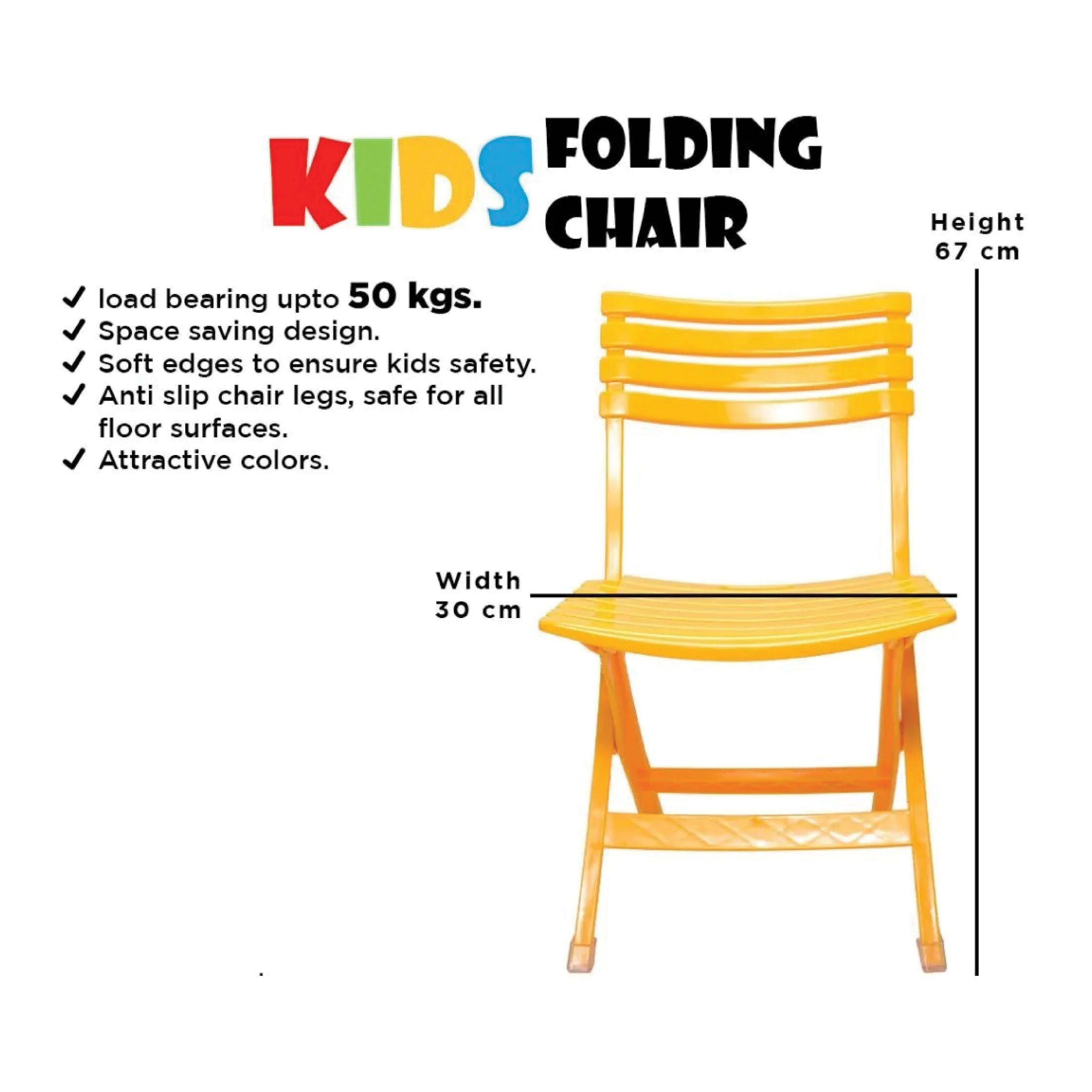 Foldable Kids Chair - Safe and Durable Space-Saving Design