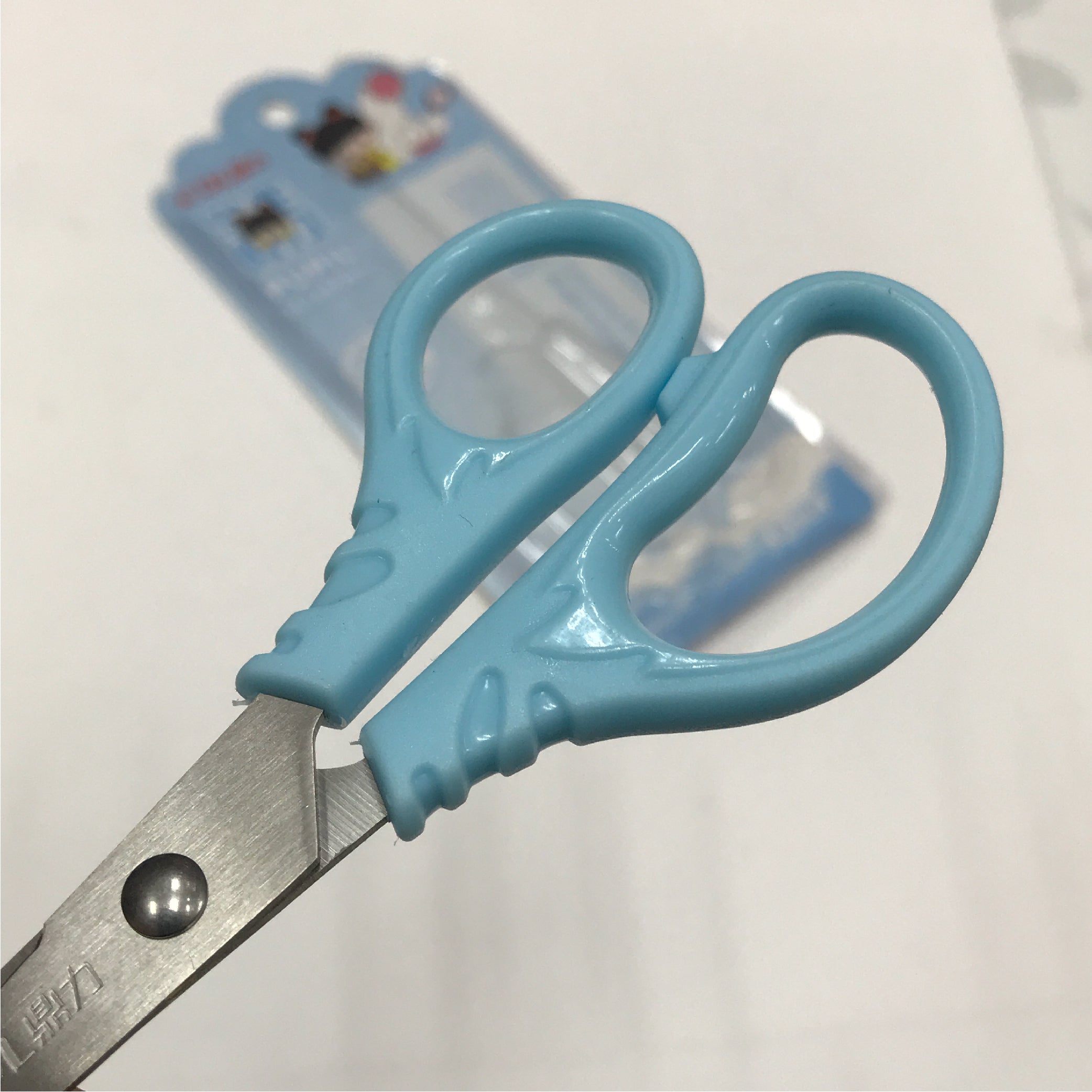 Pupil Scissors for Kids - Blue, Safe Design for Learning and Crafting
