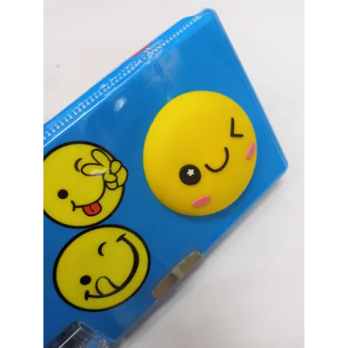 Smiley Pencil Box Magnetic Lock for Kids