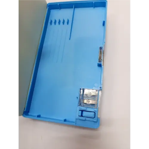 Smiley Pencil Box Magnetic Lock for Kids