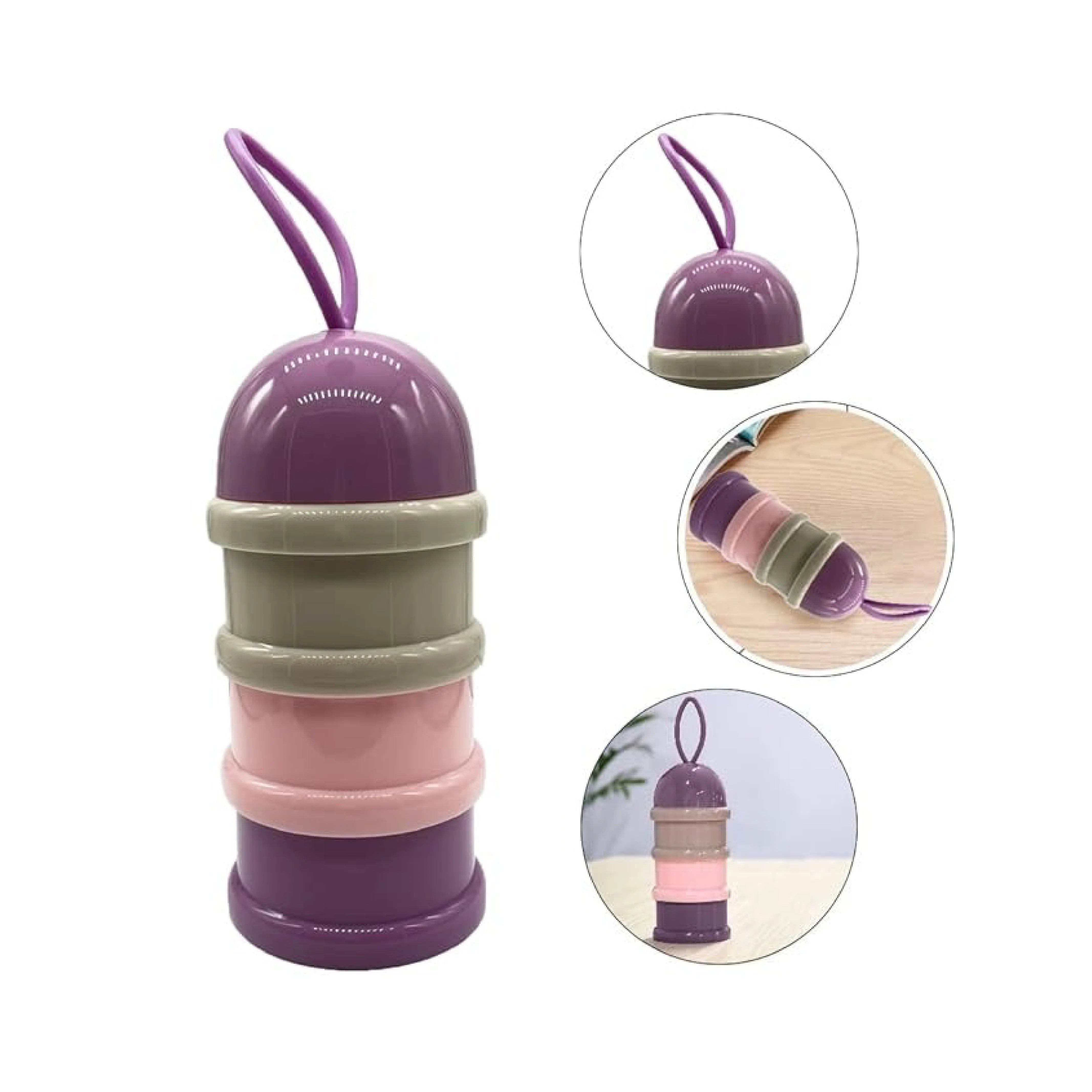 3-Layer Bear Portable Baby Food & Snack Storage