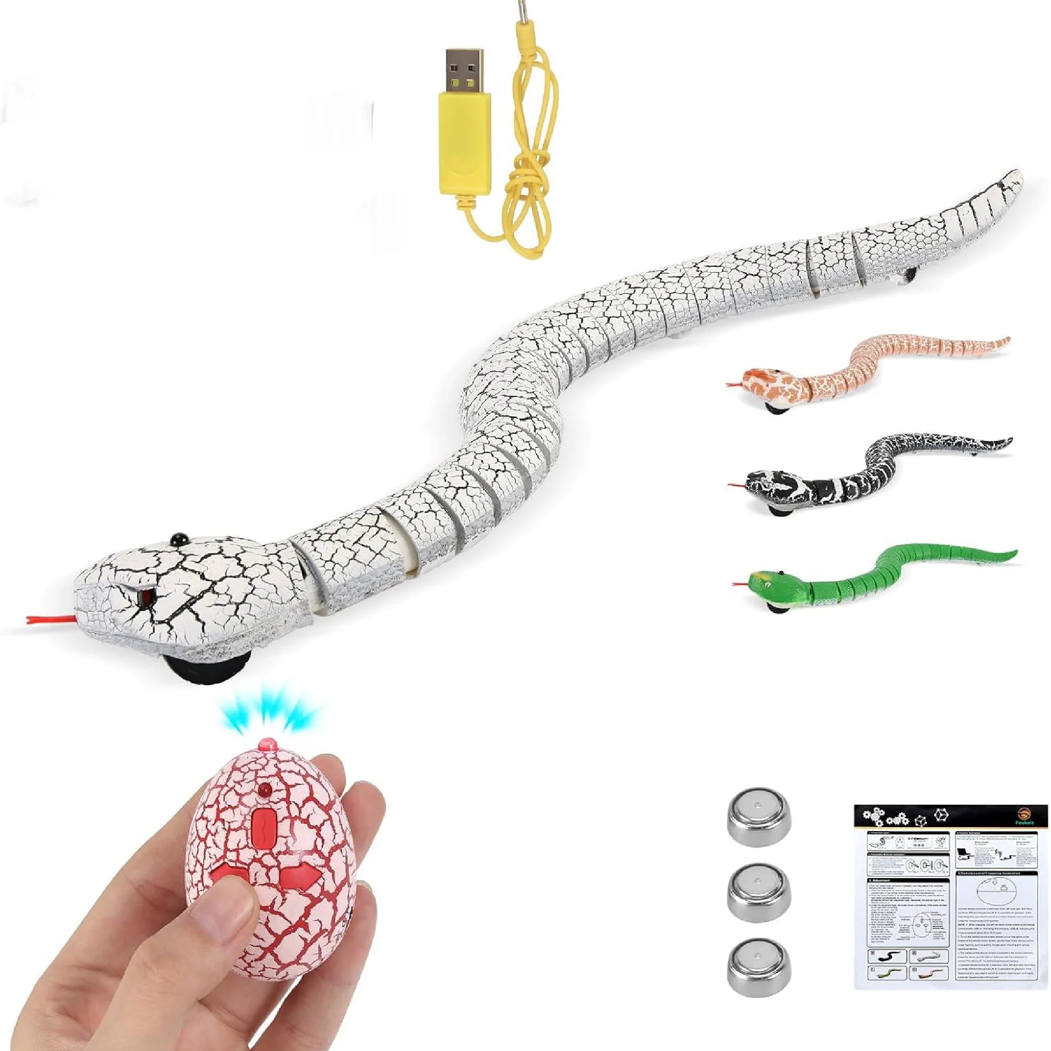 Remote Control Snake Rattlesnake Toy – Fun & Spooky!