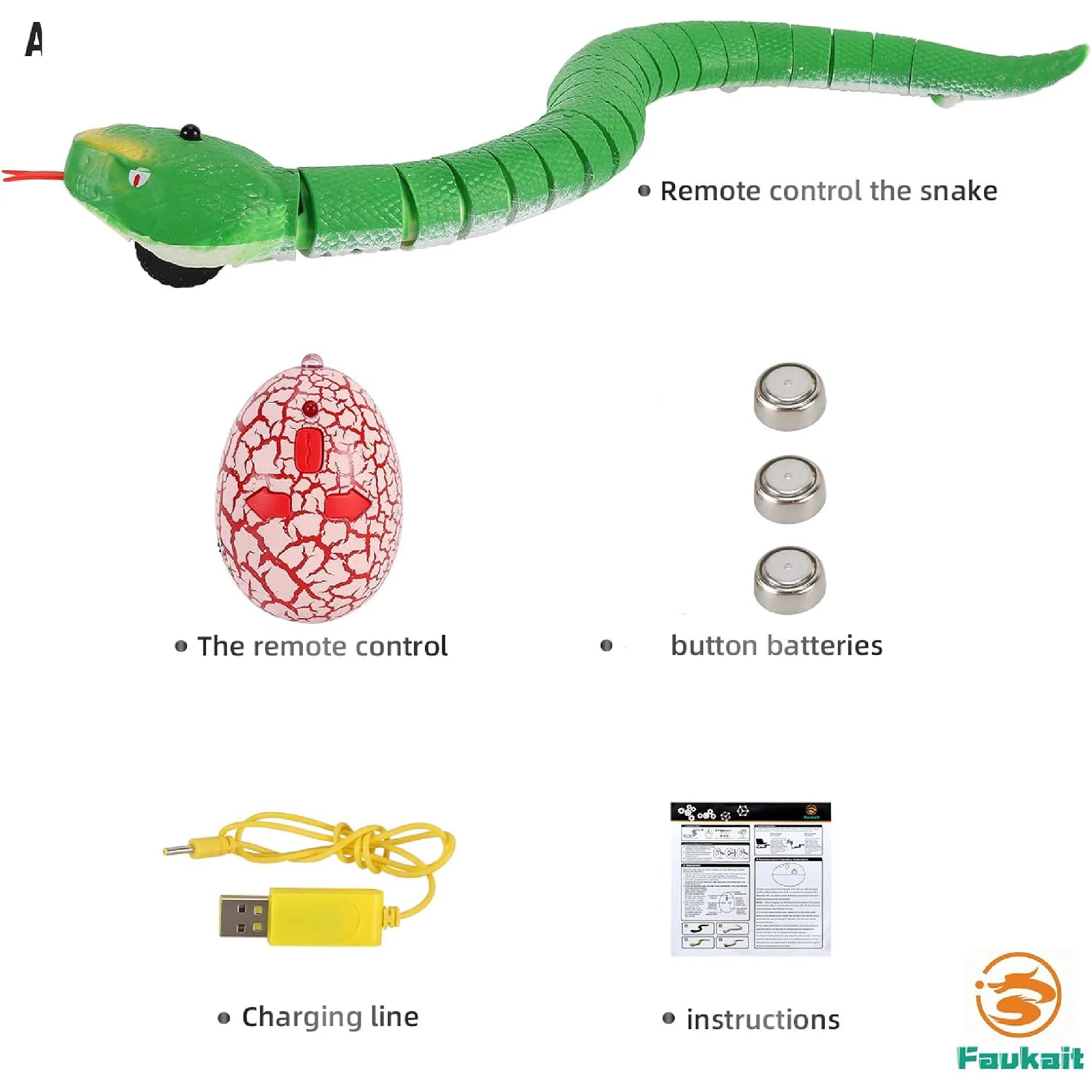 Remote Control Snake Rattlesnake Toy – Fun & Spooky!