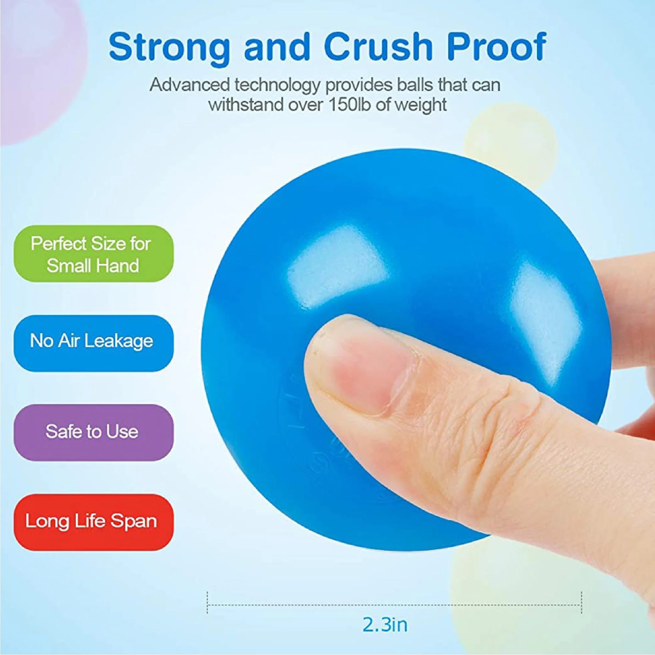 Soft Plastic Balls for Kids – BPA-Free and Crush-Proof Fun!
