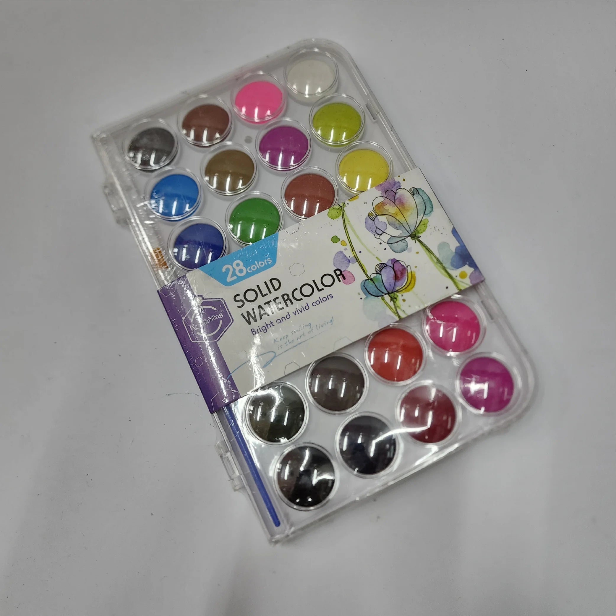 Solid Water Colours 28-Colour Set