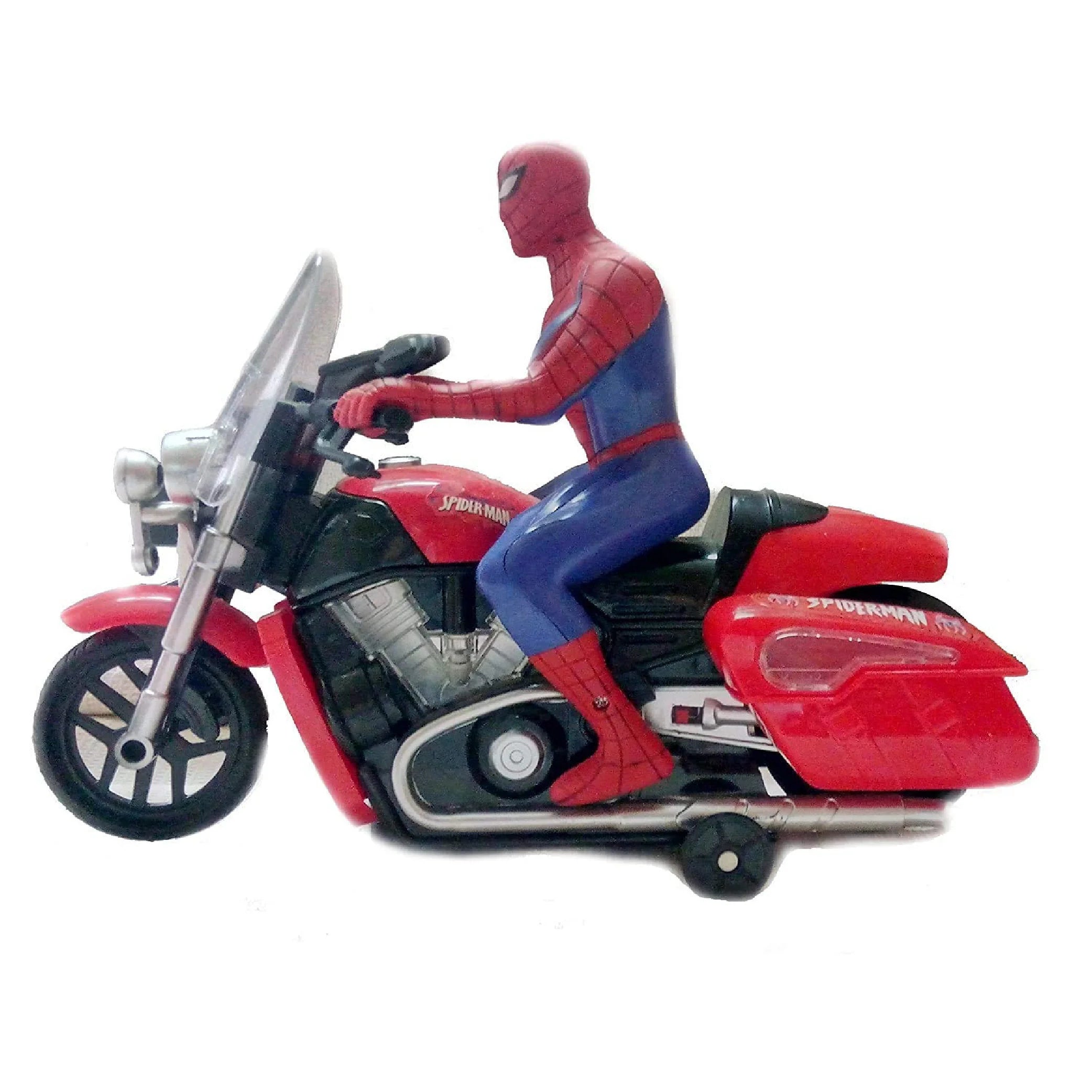 Musical Light Sound Spider-Man Motorcycle Toy – Action-Packed Fun!