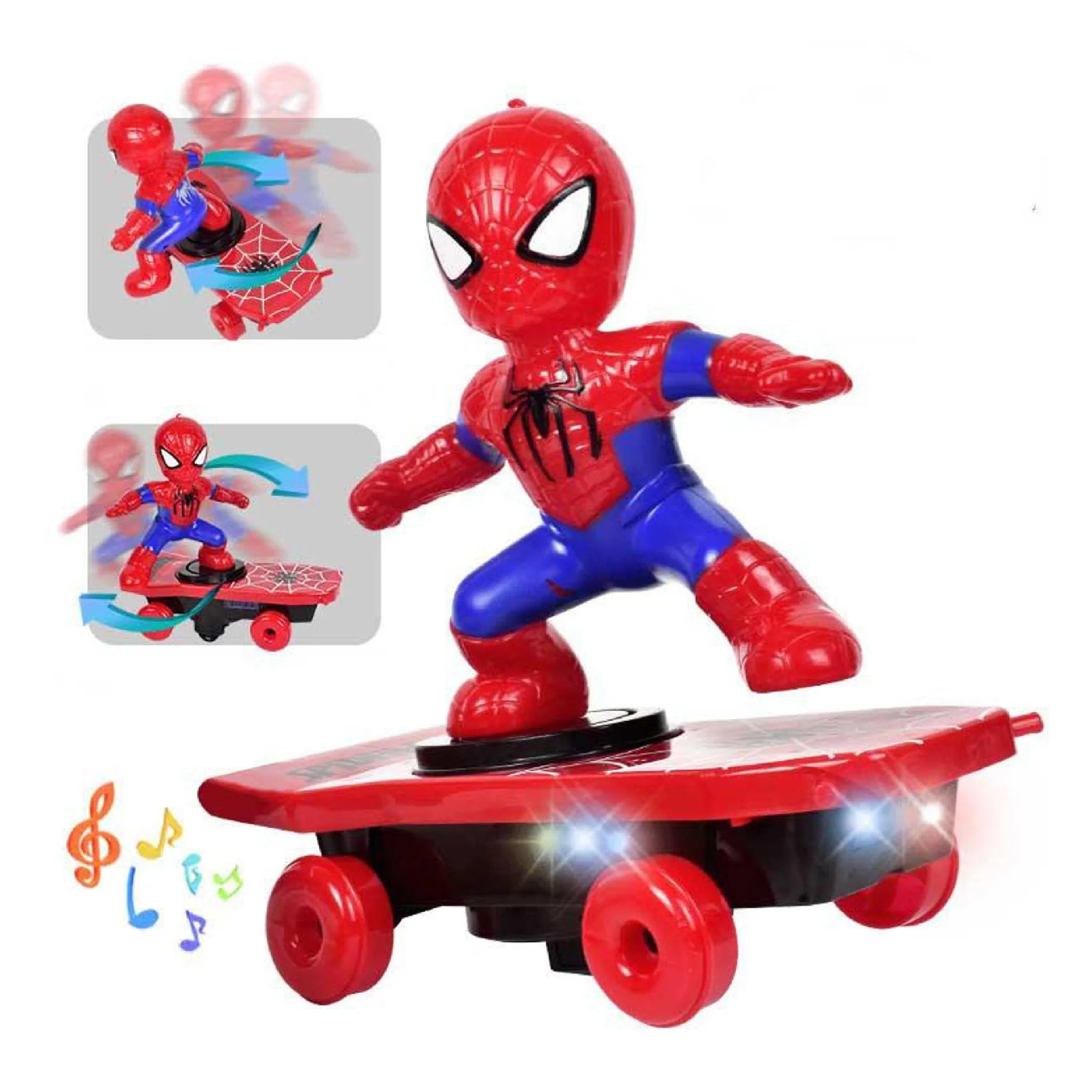 Spider-Man Sliding Plate 3 Scooter – Superhero Stunt Toy for Kids!