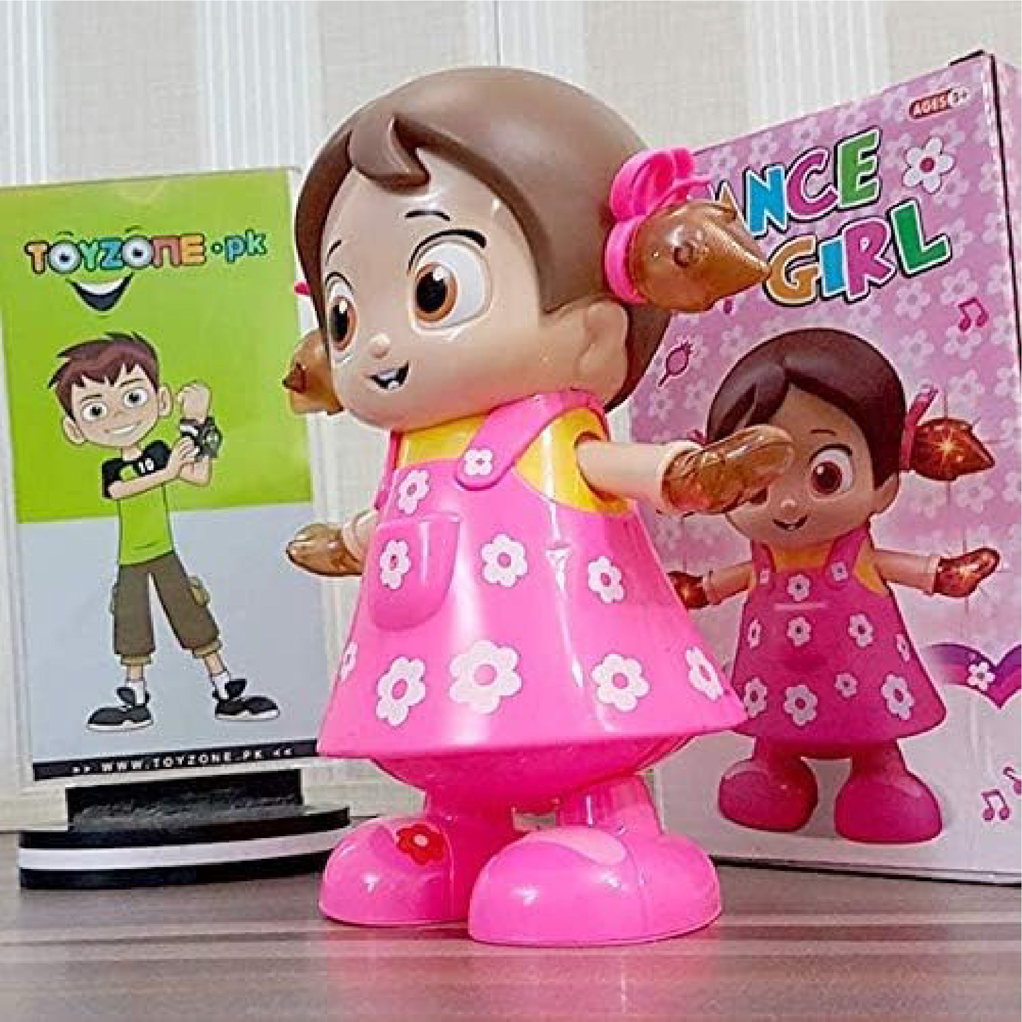 Dance Girl Interactive Toy with Music and Lights - Spinning and Dancing Doll