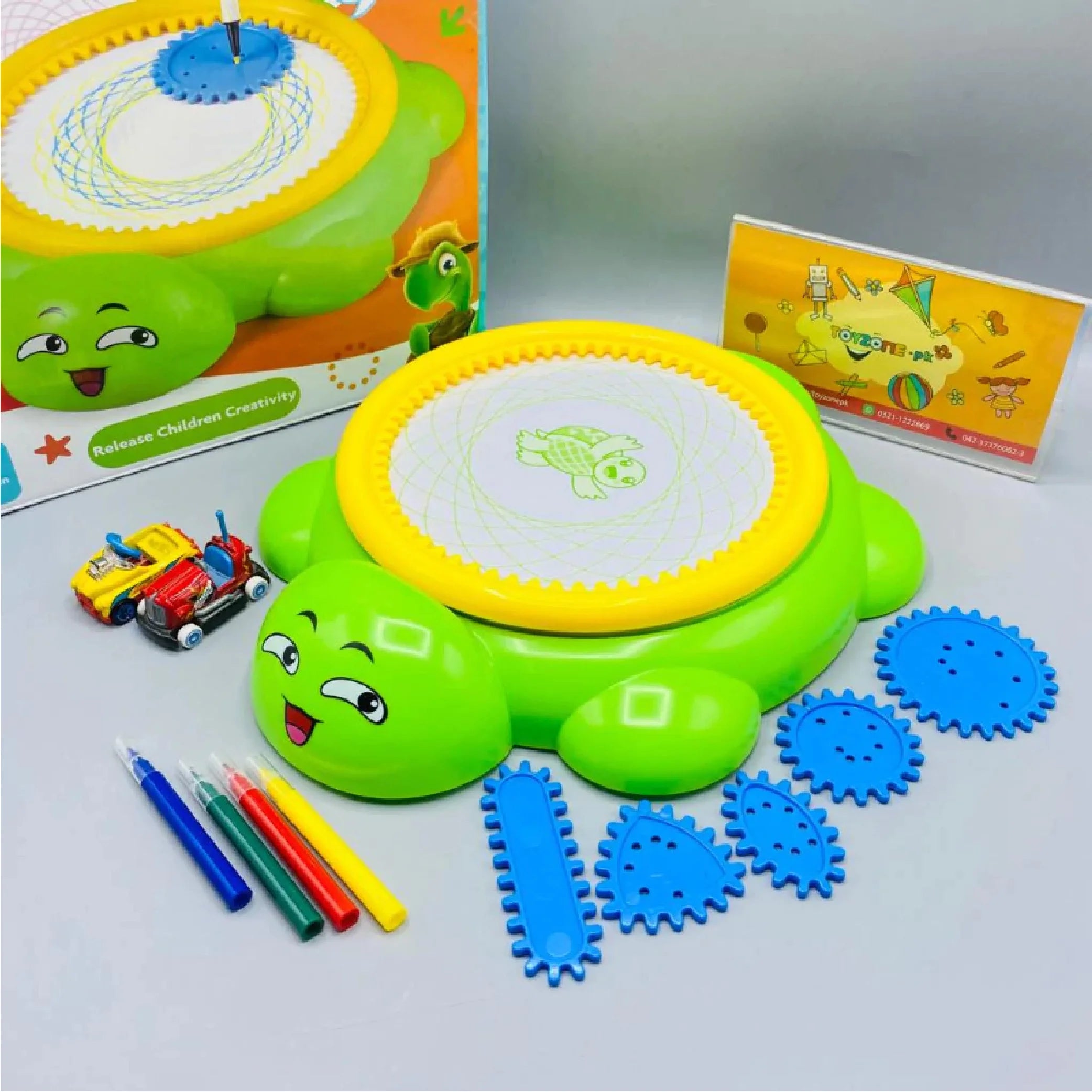 Tortoise Spin N Spiral Doodler: Creative Drawing Fun for Kids!