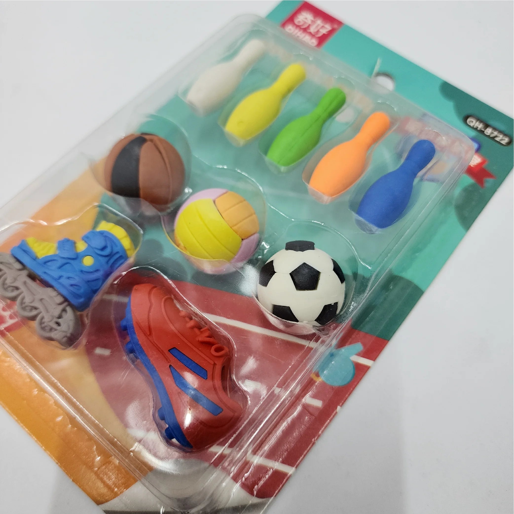 Sports Eraser Set – Playful & Active!