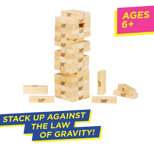 Jumbo Jenga Classic Wooden Blocks Stacking Game