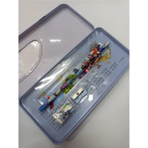 Stationary Pencil Box Metal for Kids