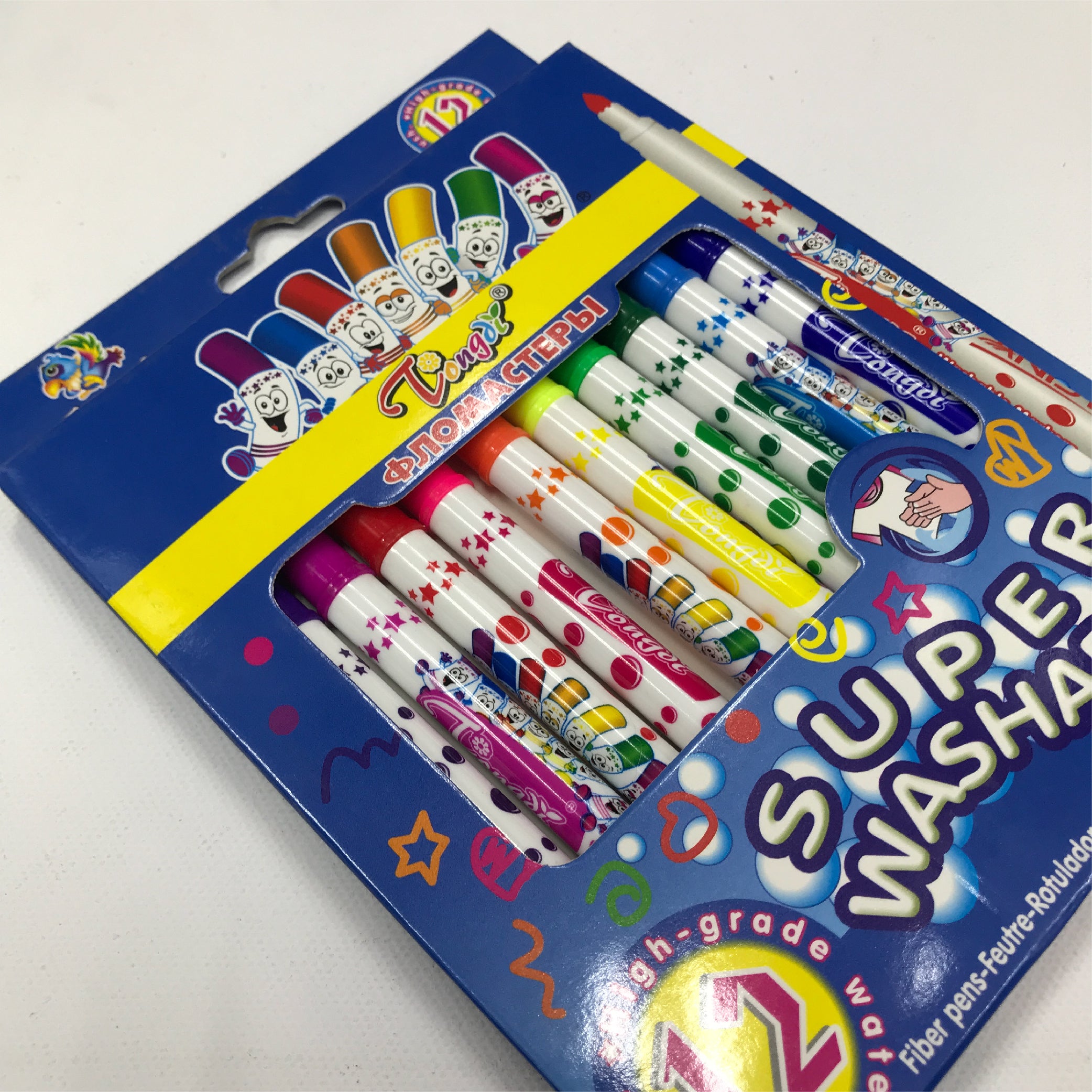 Super Washable Markers - 12 Set