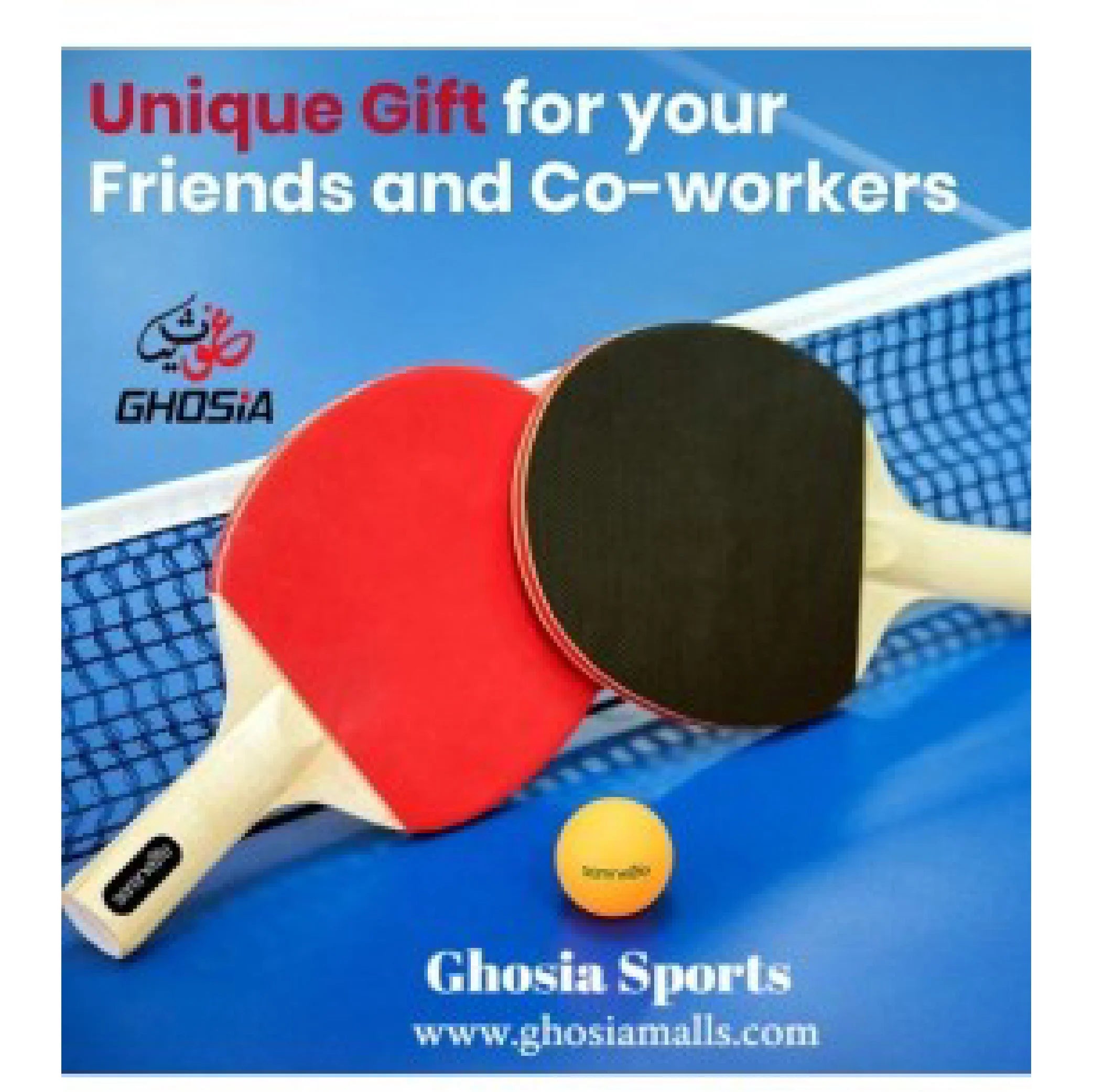 Table Tennis Racket Set – Includes 2 Rackets & 3 Balls!