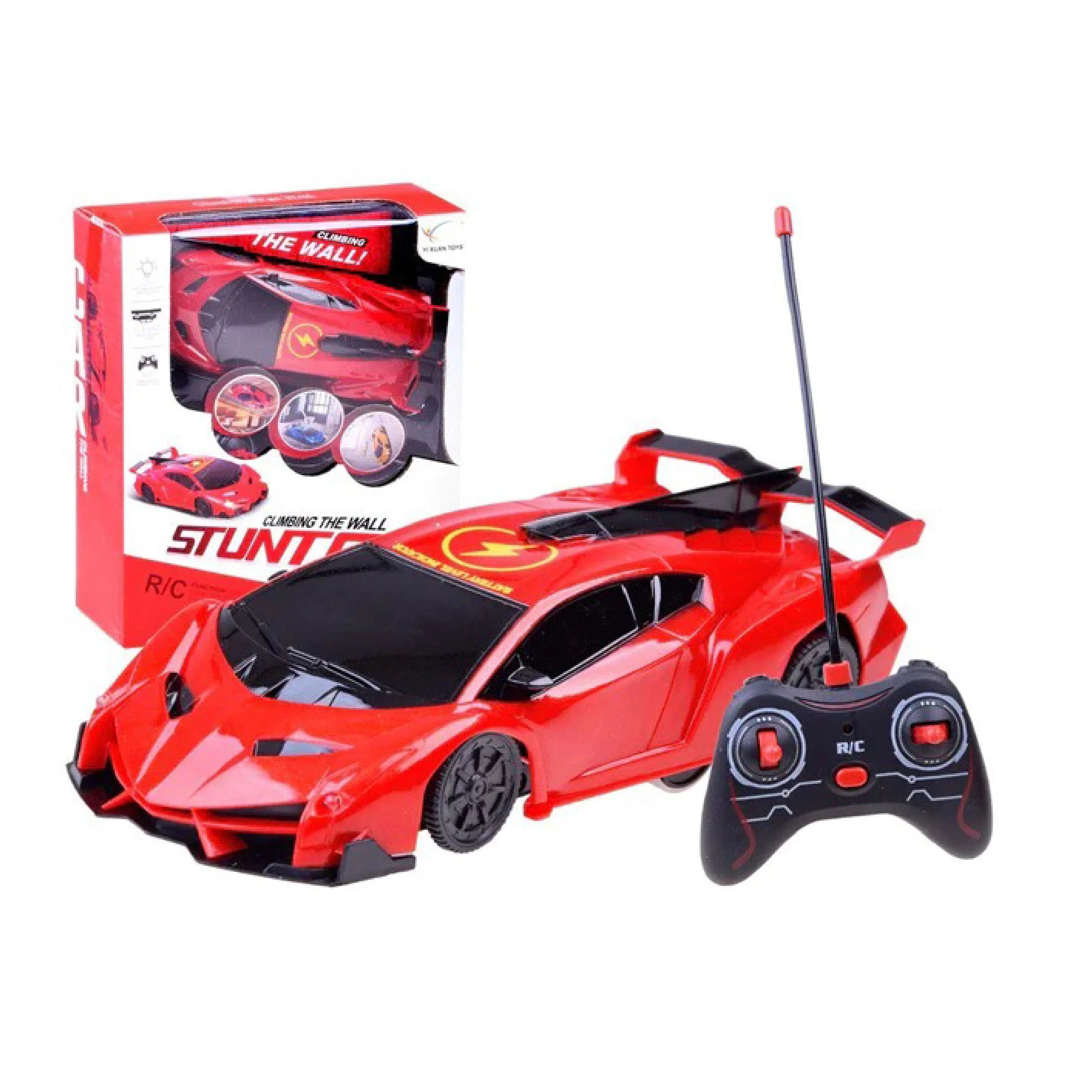 Rechargeable Remote Control Wall Climbing Stunt Car – Thrilling Fun for Kids!