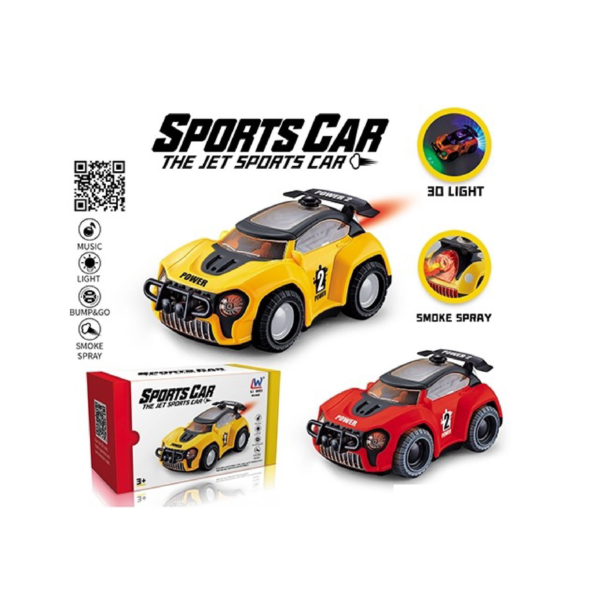 Toddler Mini Spray Super Racing Car Toy for Kids