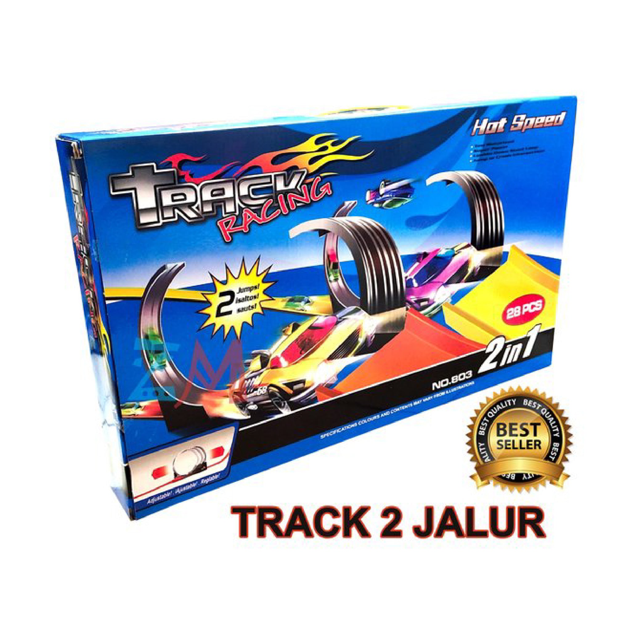 2-in-1 Hot Speed Car Track