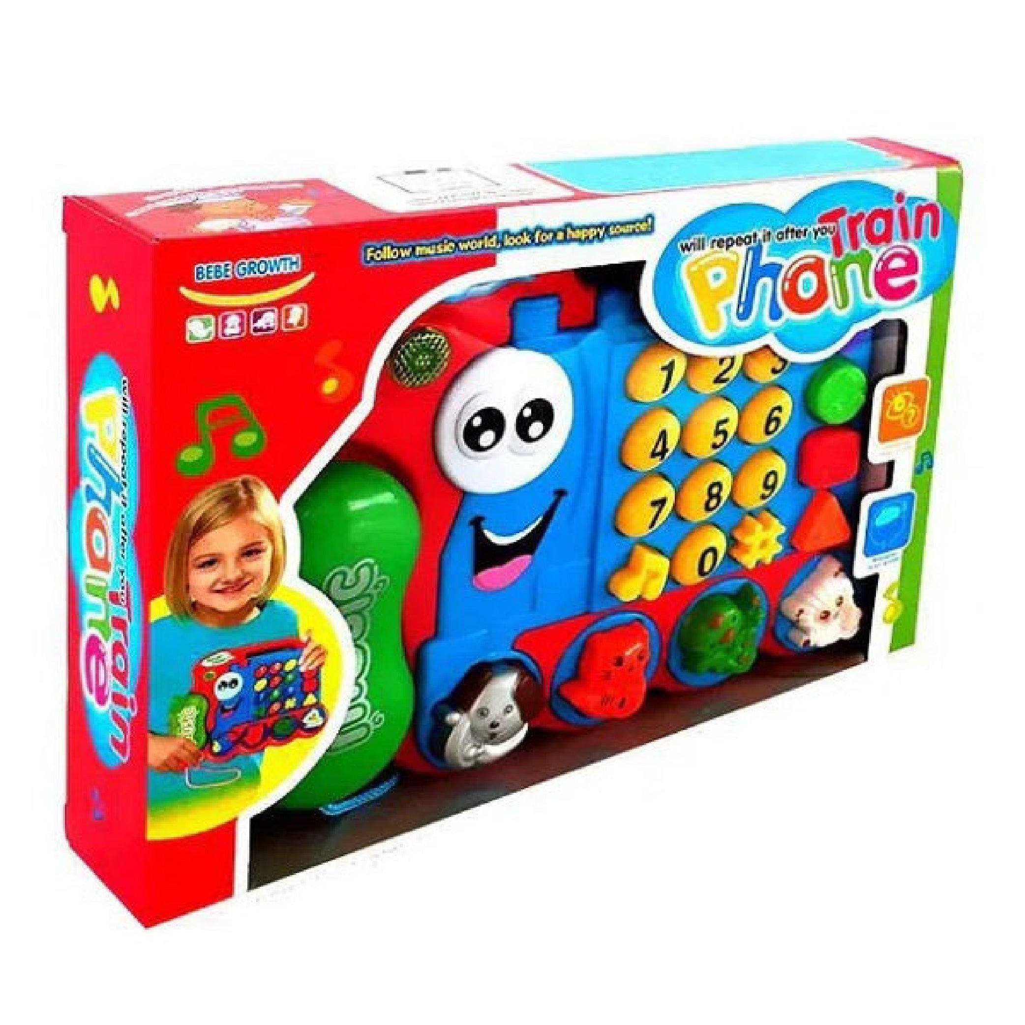 Train Phone Musical Learning Toy For Kids