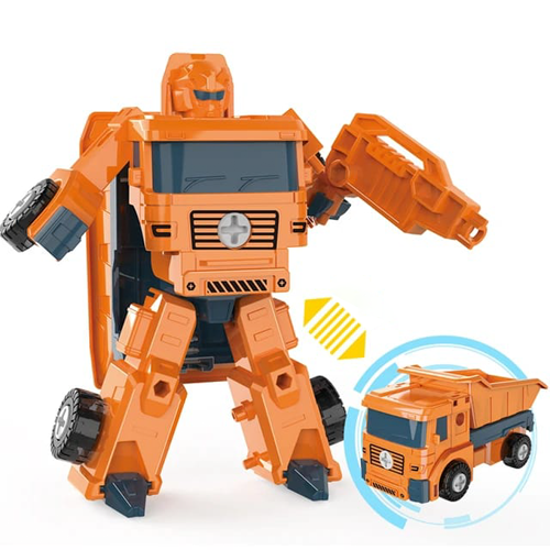 3-in-1 Transforming Construction Robot Toy for Kids