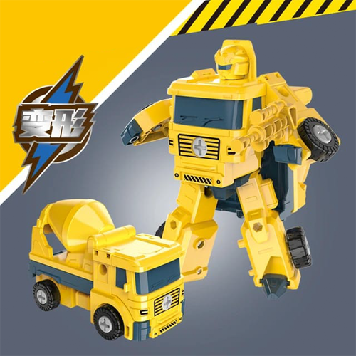 3-in-1 Transforming Construction Robot Toy for Kids