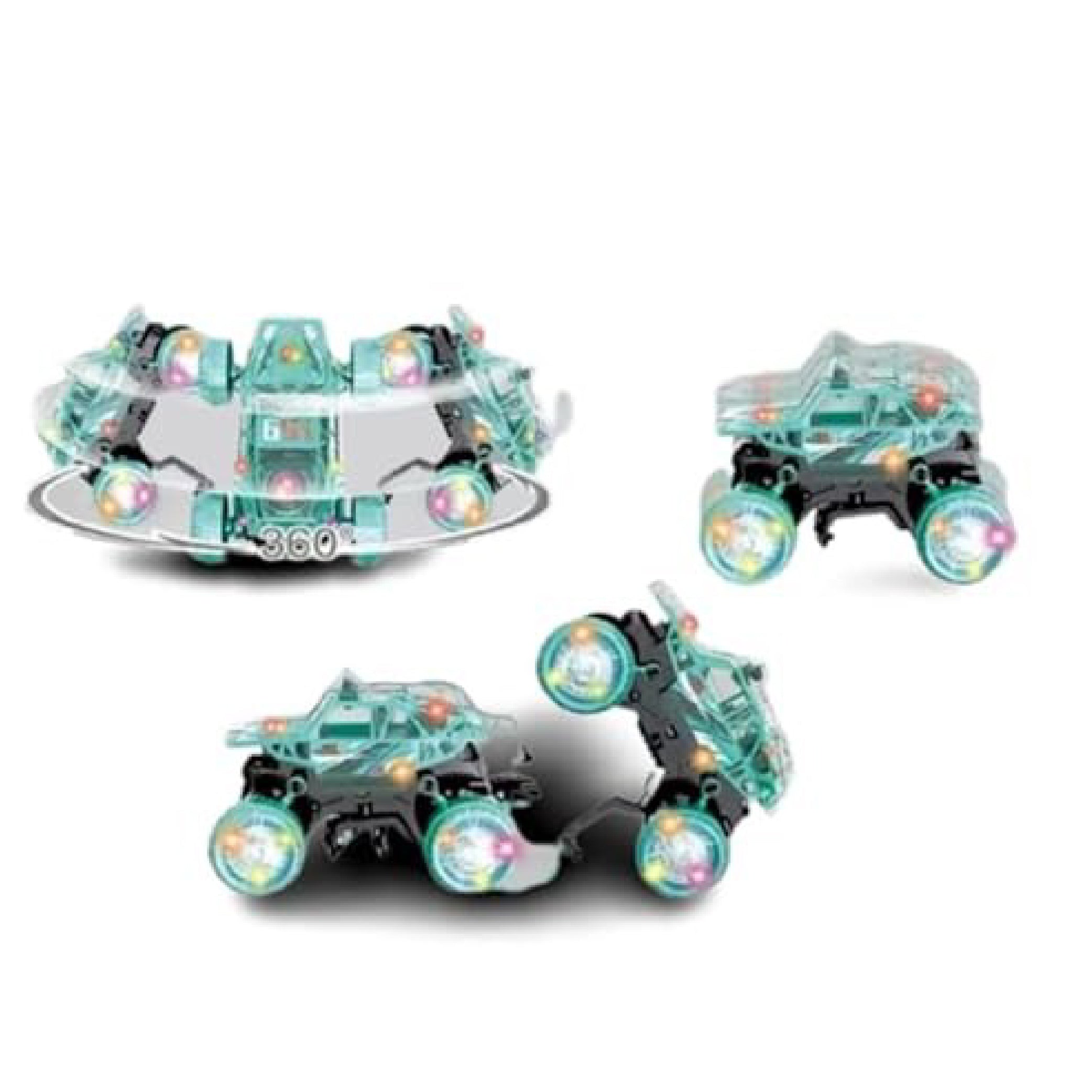 Twinkle Bimaterial 360° Stunt Car Toy For Kids