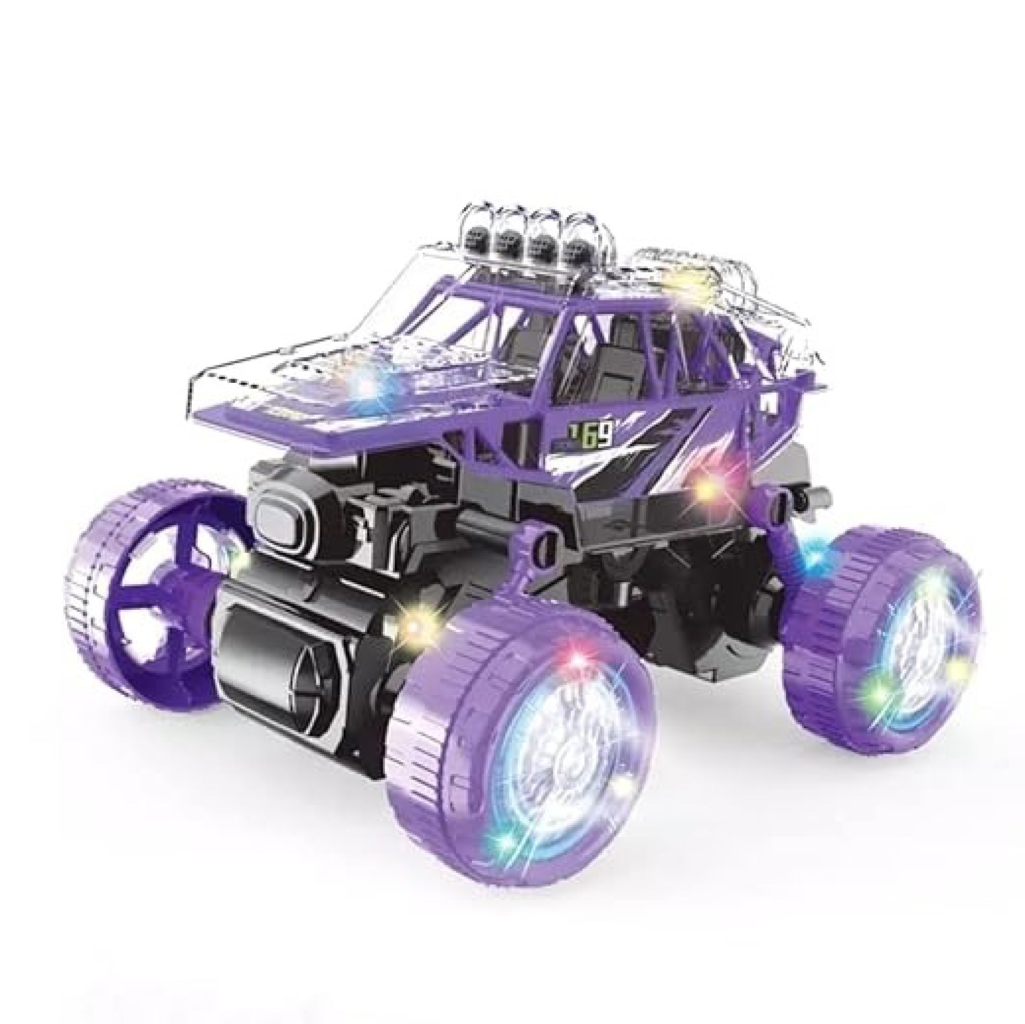 Twinkle Bimaterial 360° Stunt Car Toy For Kids